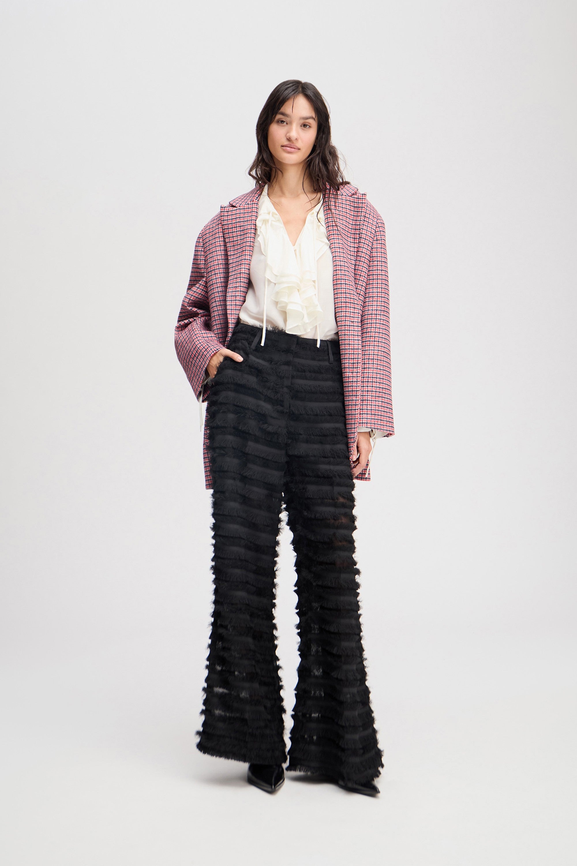 MUNTHE LAITH BLACK TROUSERS macbees