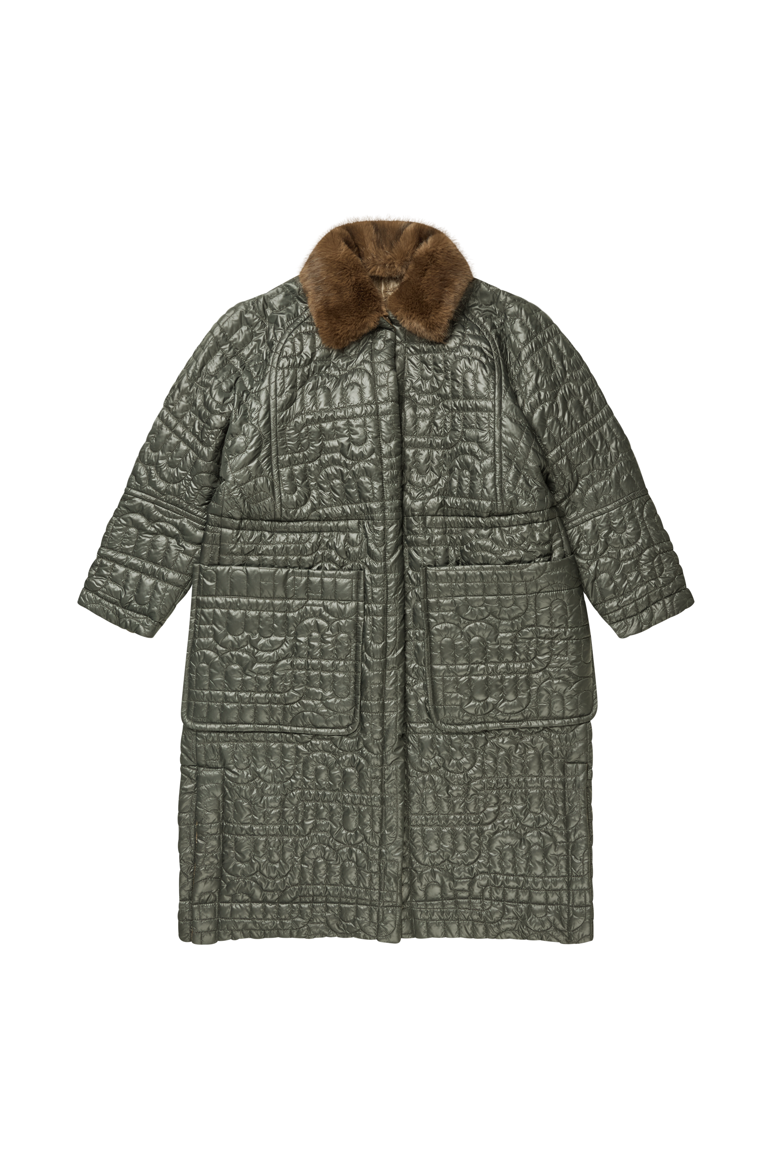 MUNTHE GREY QUILTED JACKET VERGER 226