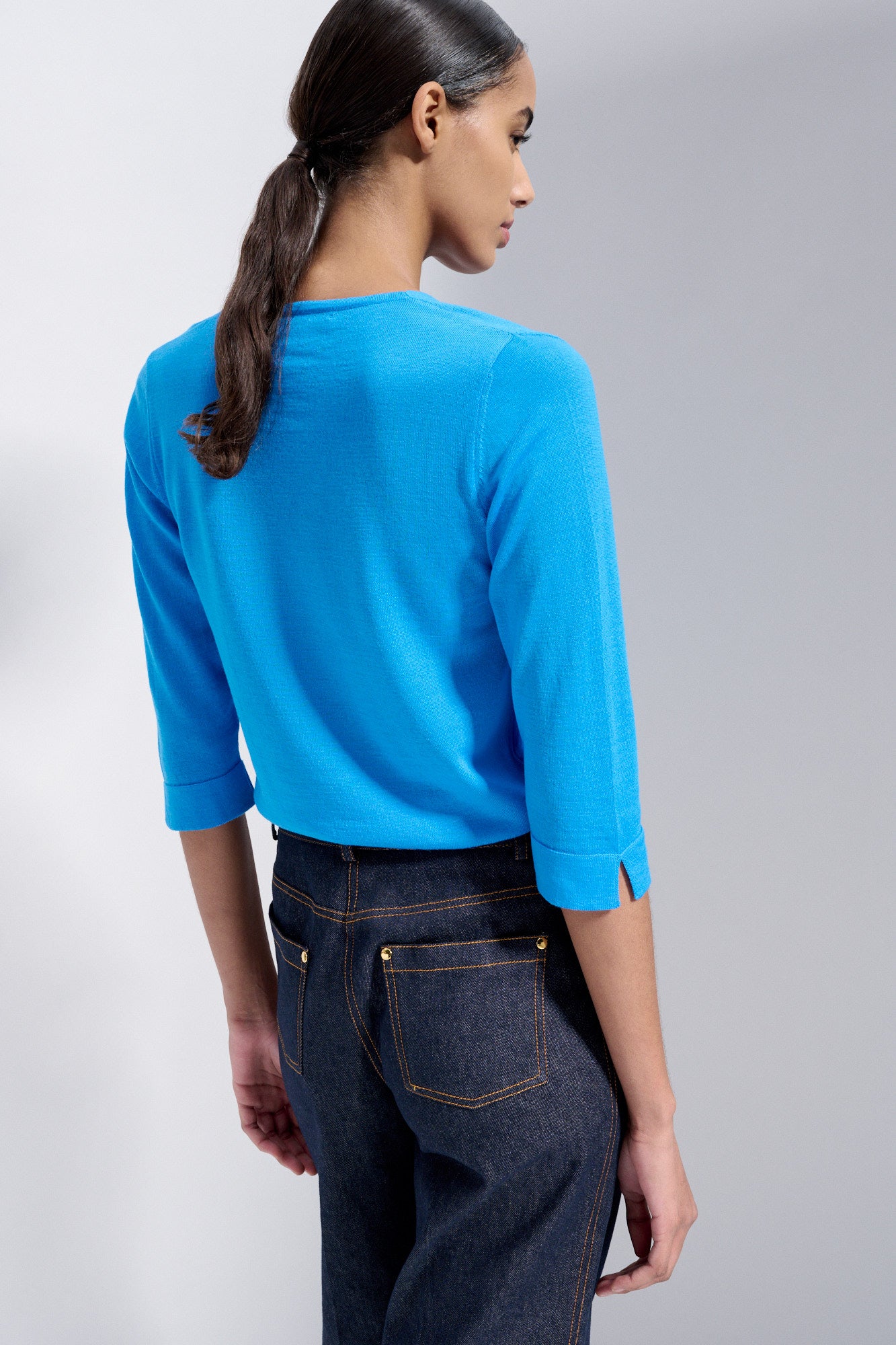 NATAN WIDE LEG DENIM JEANS 125