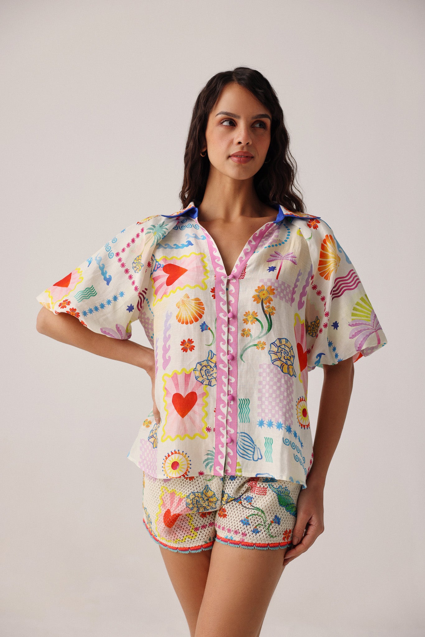 NOIB FLORENCE SHIRT SEASCAPE 126