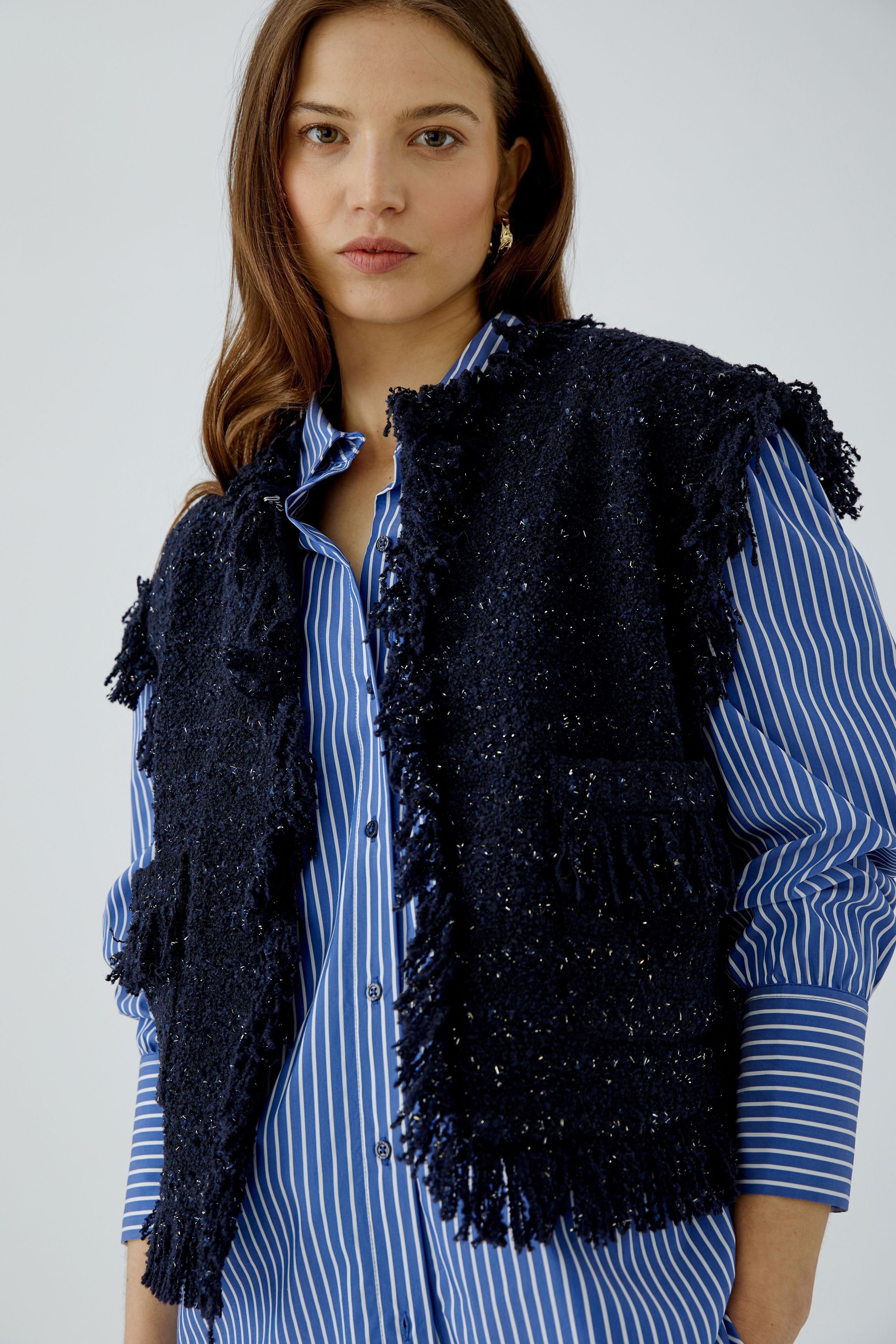 oui blue waistcoat 99326 5742