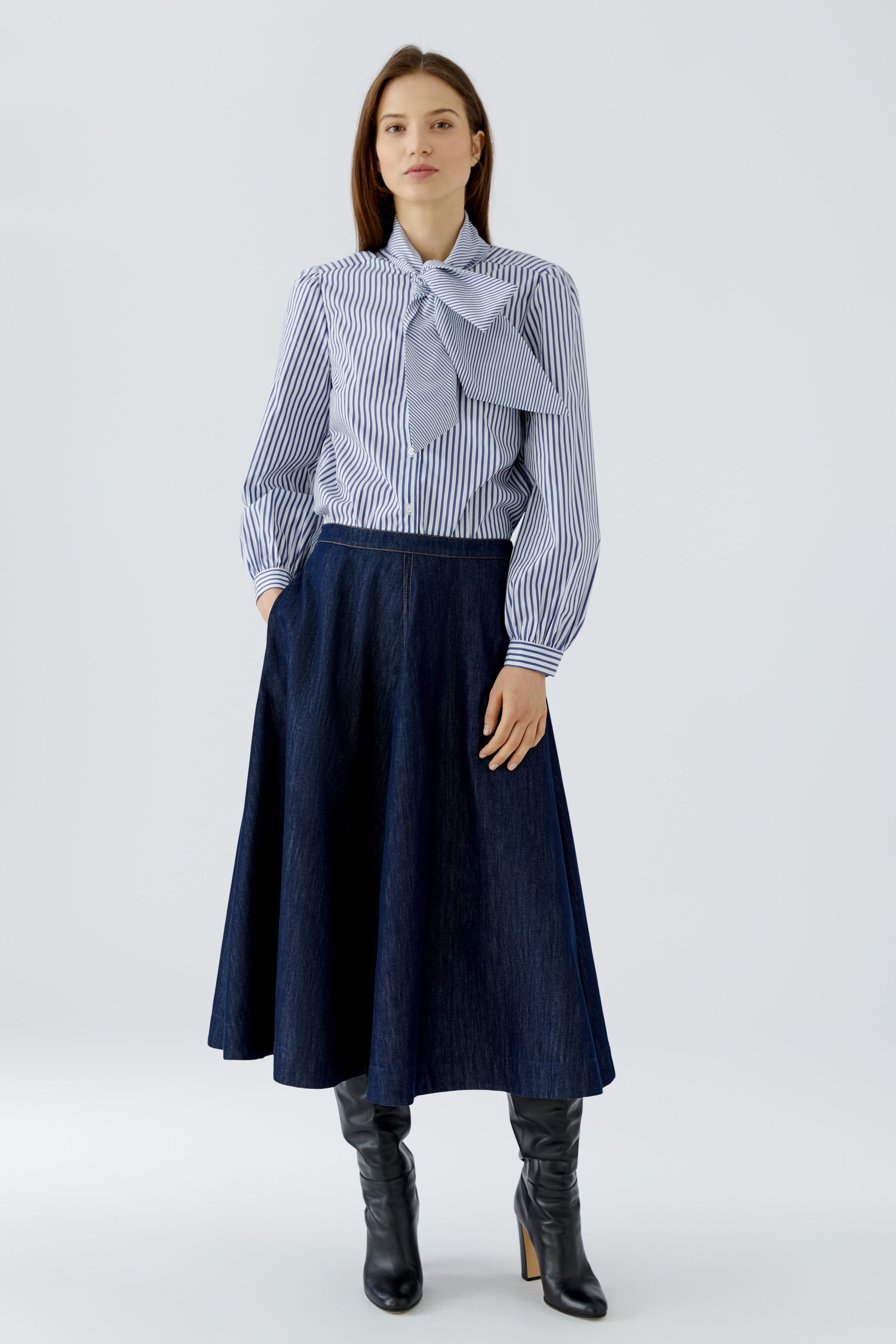 99157 5900 oui denim a-line skirt