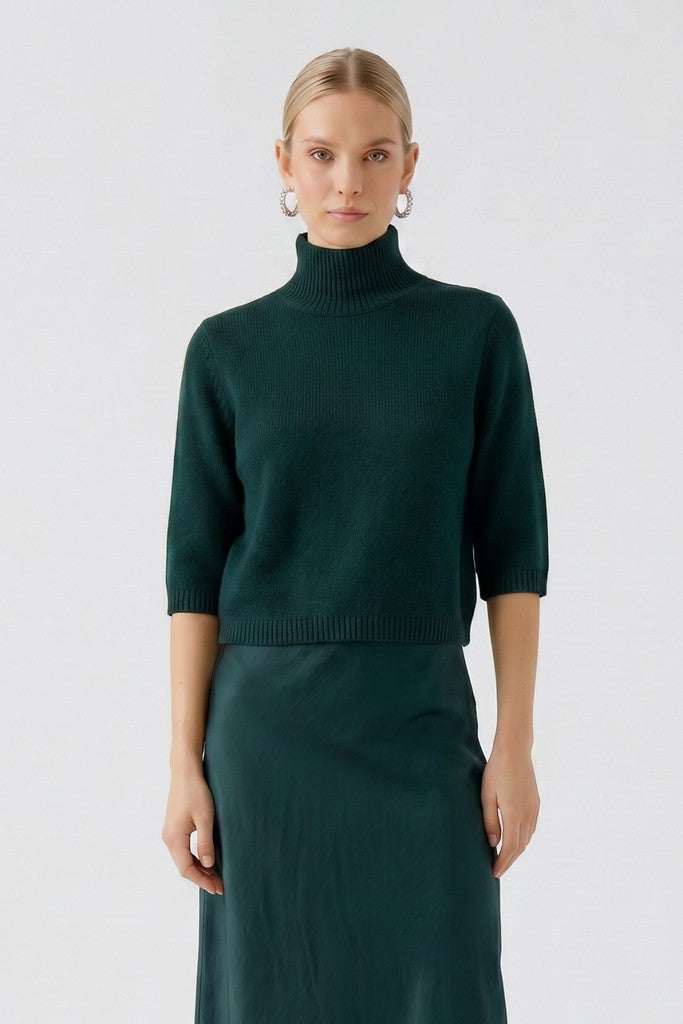 OUI GREEN JUMPER 99806 226