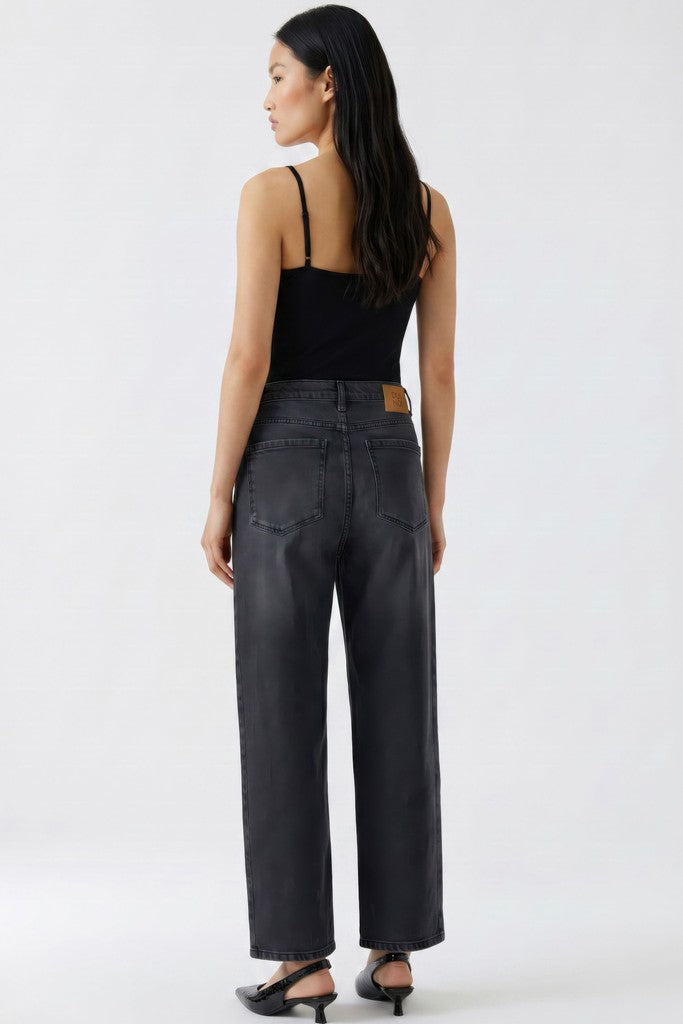 OUI GREY BARREL JEANS 100028 226