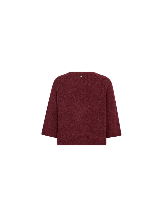MOS MOSH MMTHORA LIZET KNIT CARDIGAN WINE 180440 226