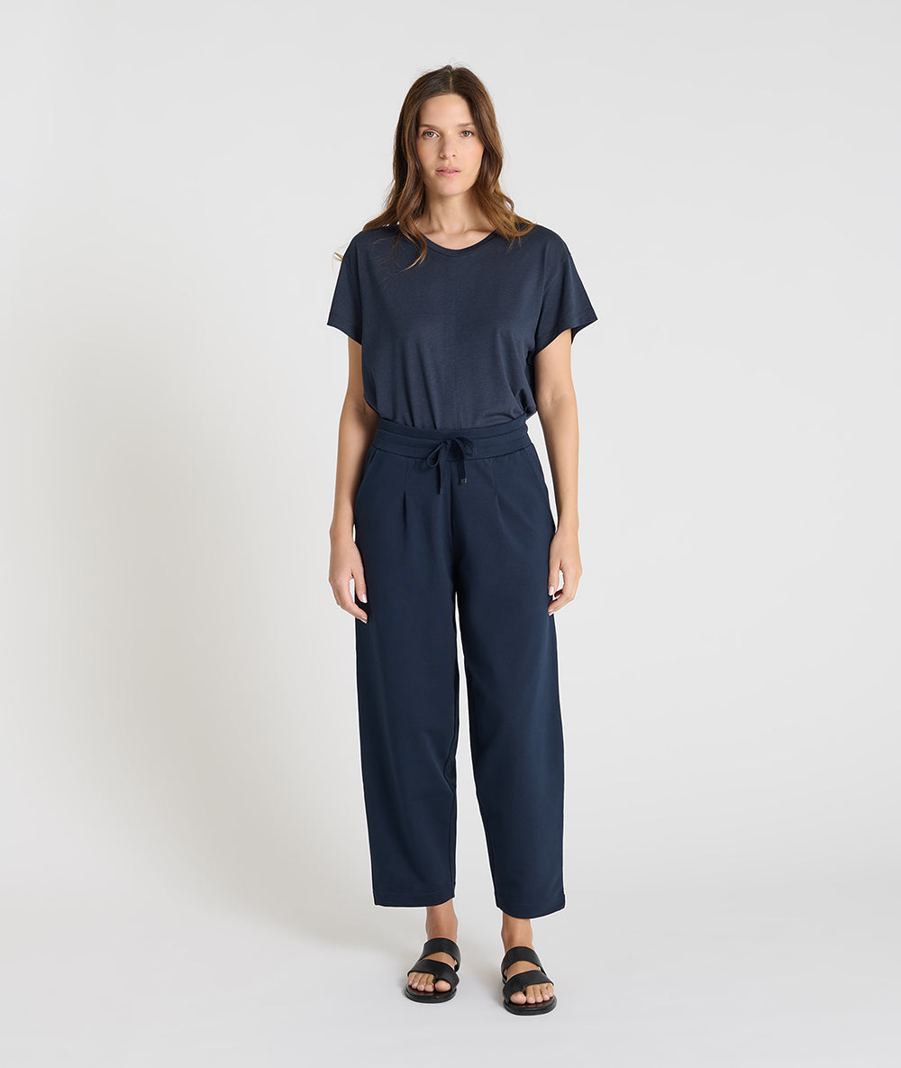 HANA SAN NAVY TROUSERS PALAMEDE 126
