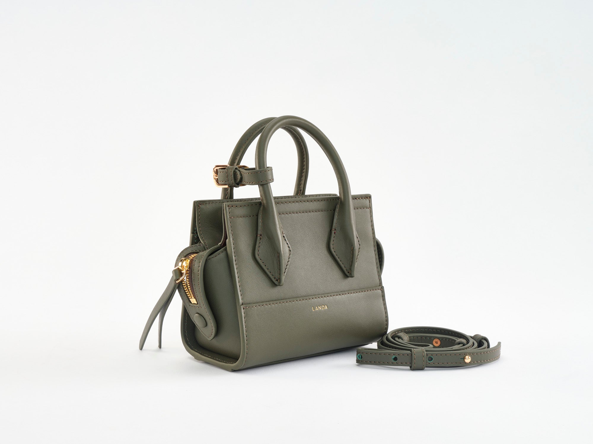 LANDA PALTO MINI DARK GREEN CITY BAG 225