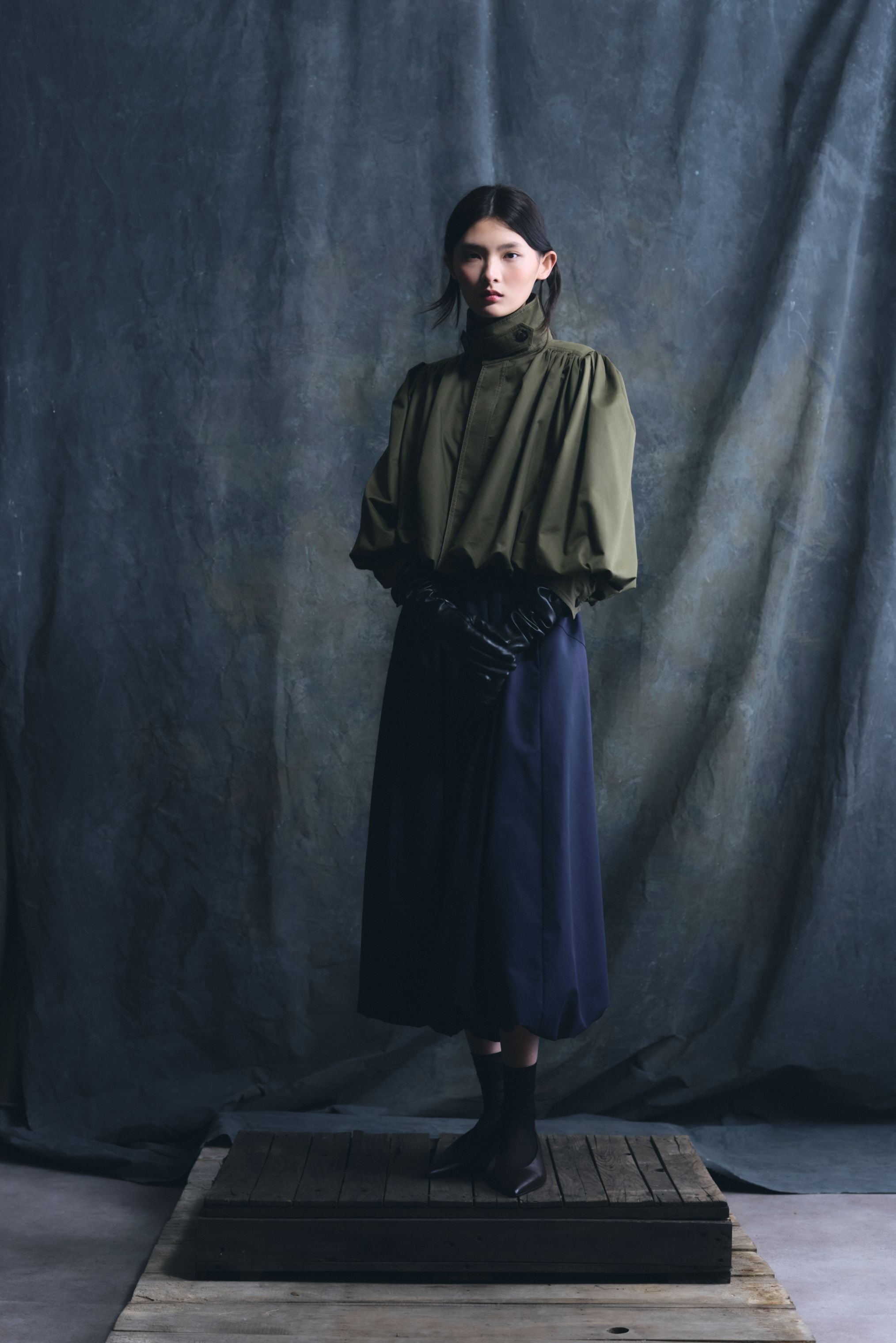 PSOPHIA NAVY TROUSERS 217SKP2959 226
