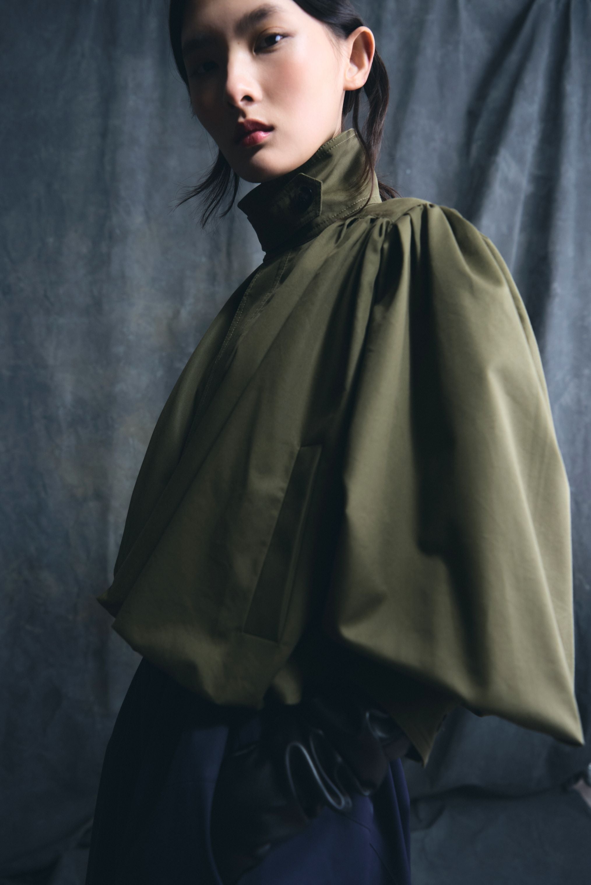 PSOPHIA KHAKI BOMBER JACKET 217JKT2958 226