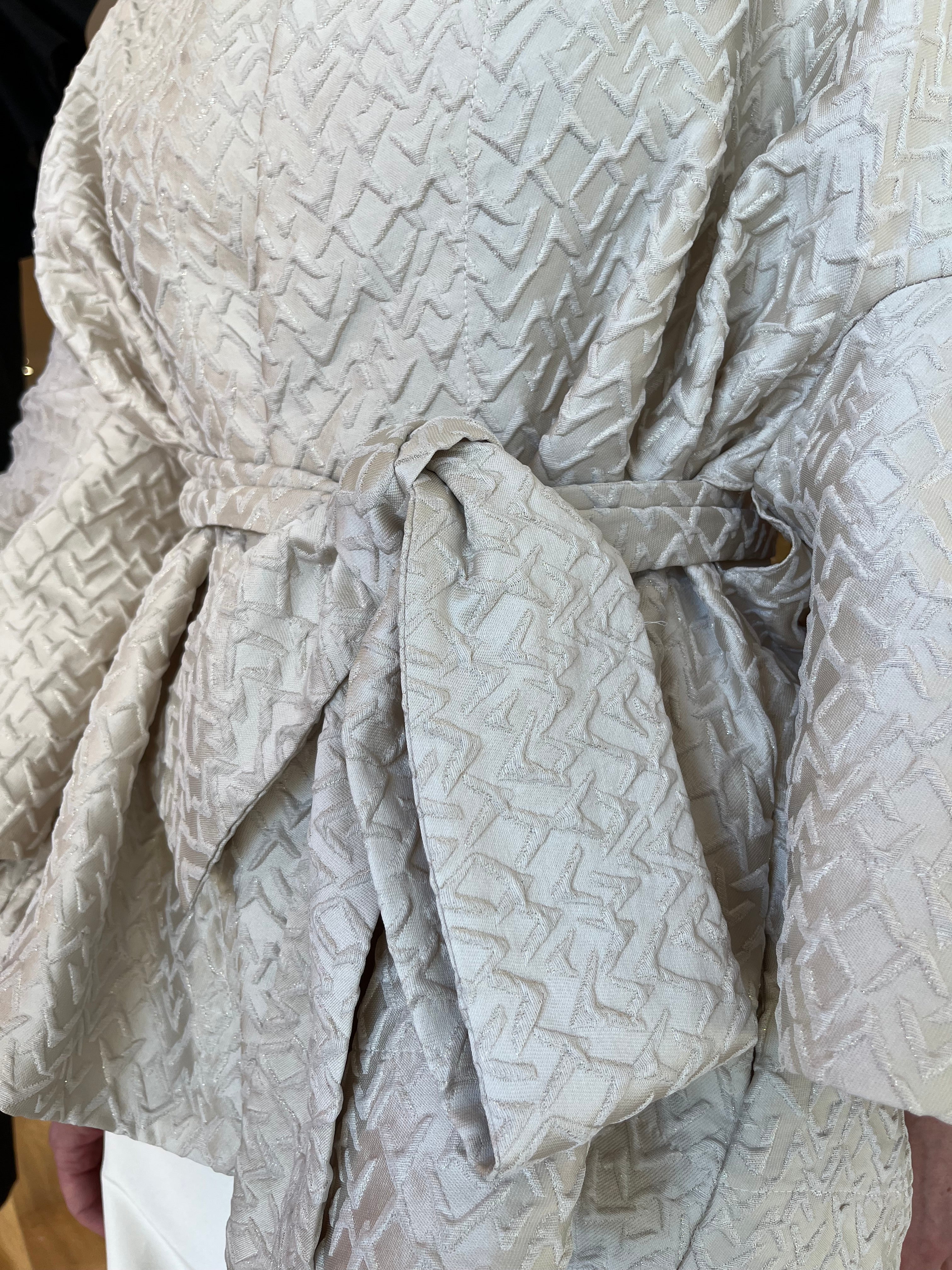 ROISIN LINNANE NICO ECRU JACQUARD JACKET 125