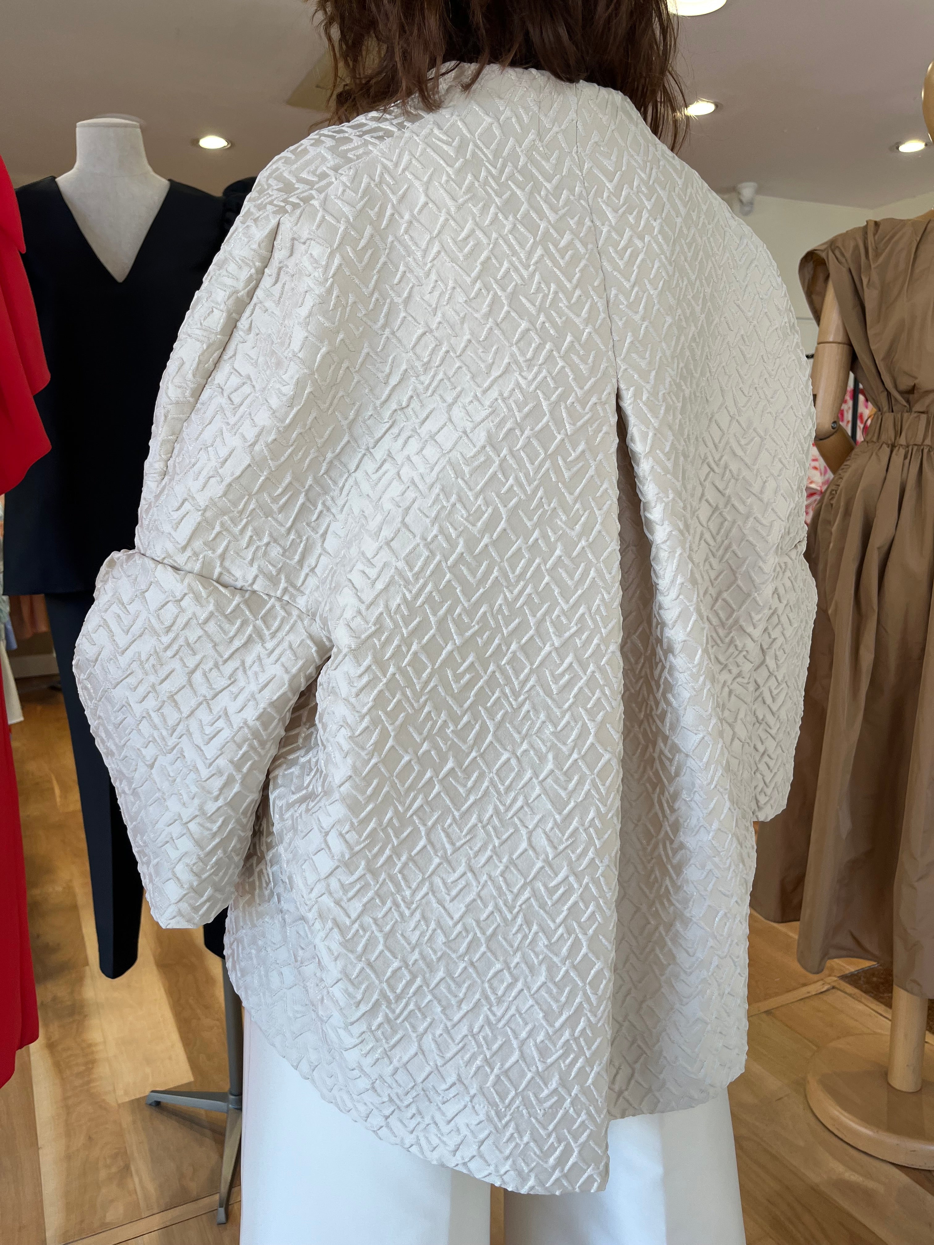 ROISIN LINNANE NICO ECRU JACQUARD JACKET 125