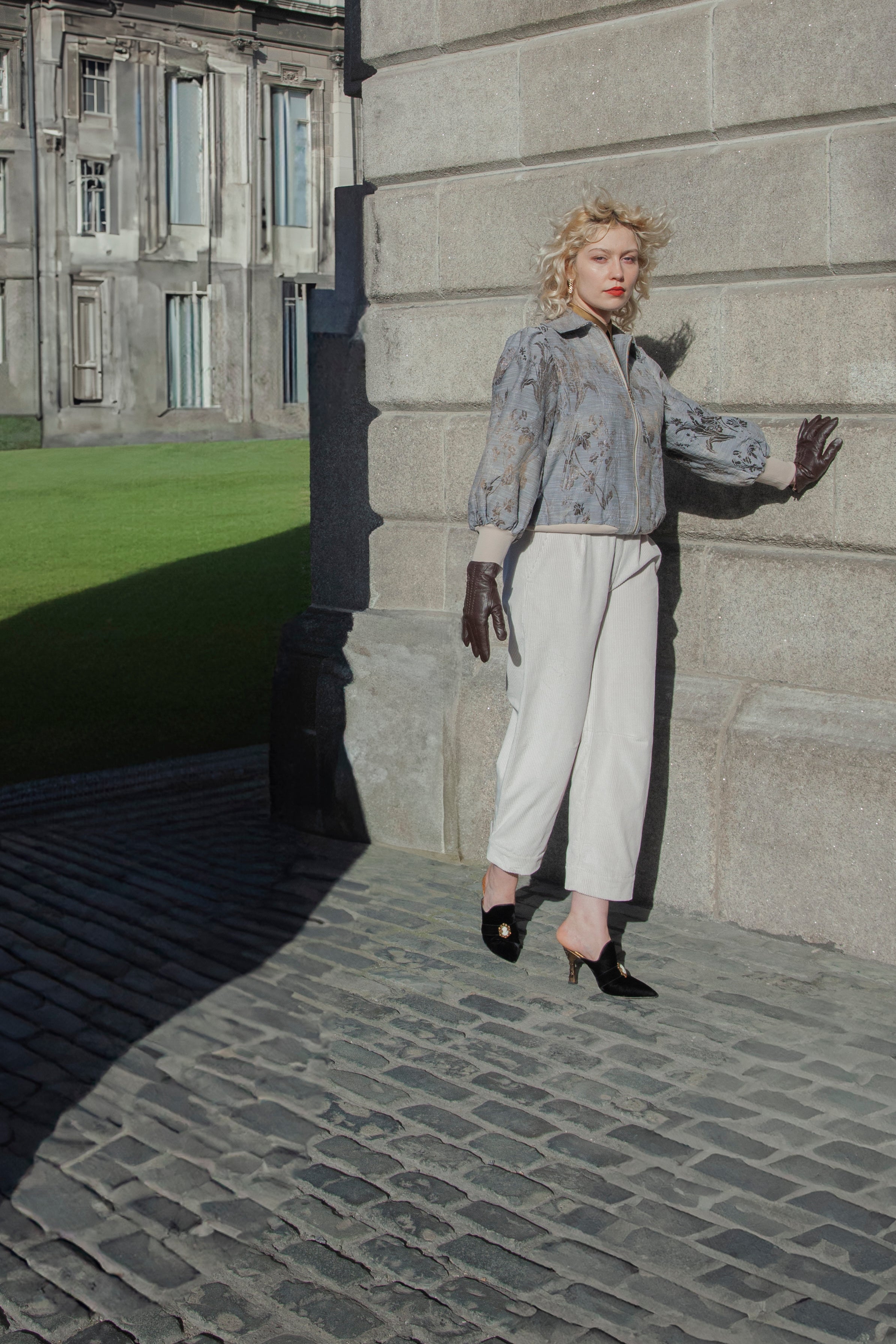 AOIFE LIFESTYLE - NEW SEASON BOMBER FLORAL METALLIC -NSB 126
