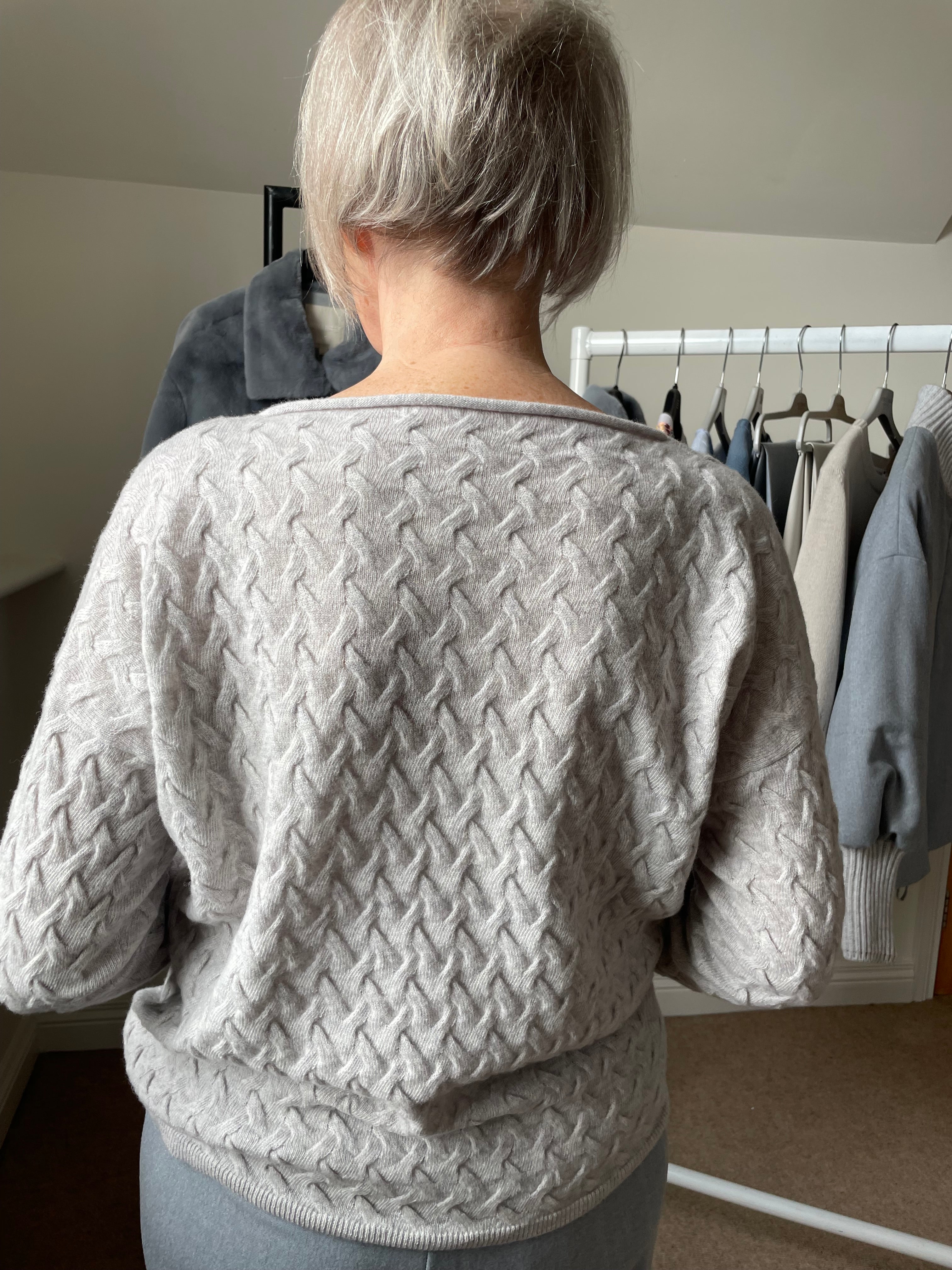 LE TRICOT PERUGIA SCOLLO CREAM KNIT 156_26297 225