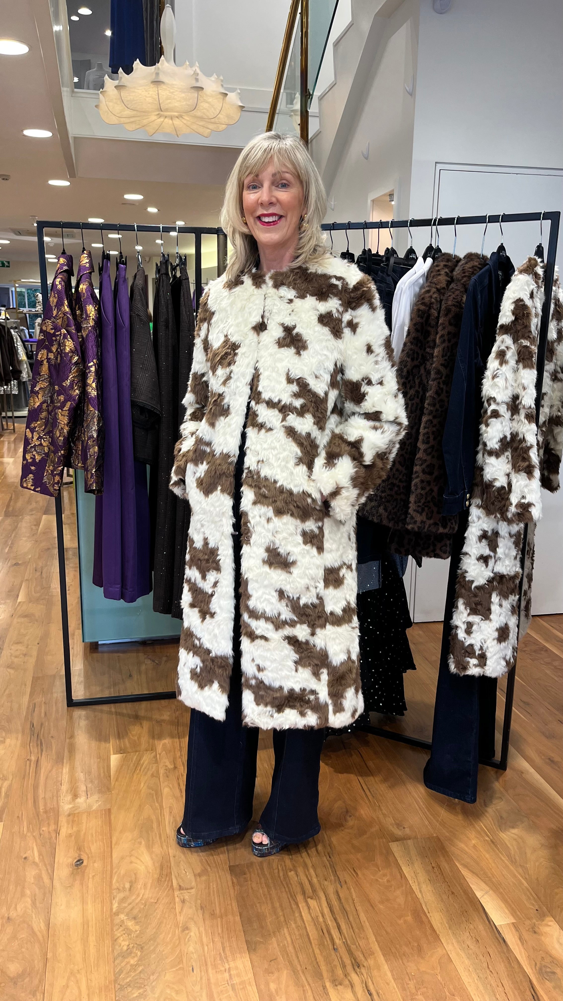 MOLLIOLLI JACOB FAUX FUR COAT 225