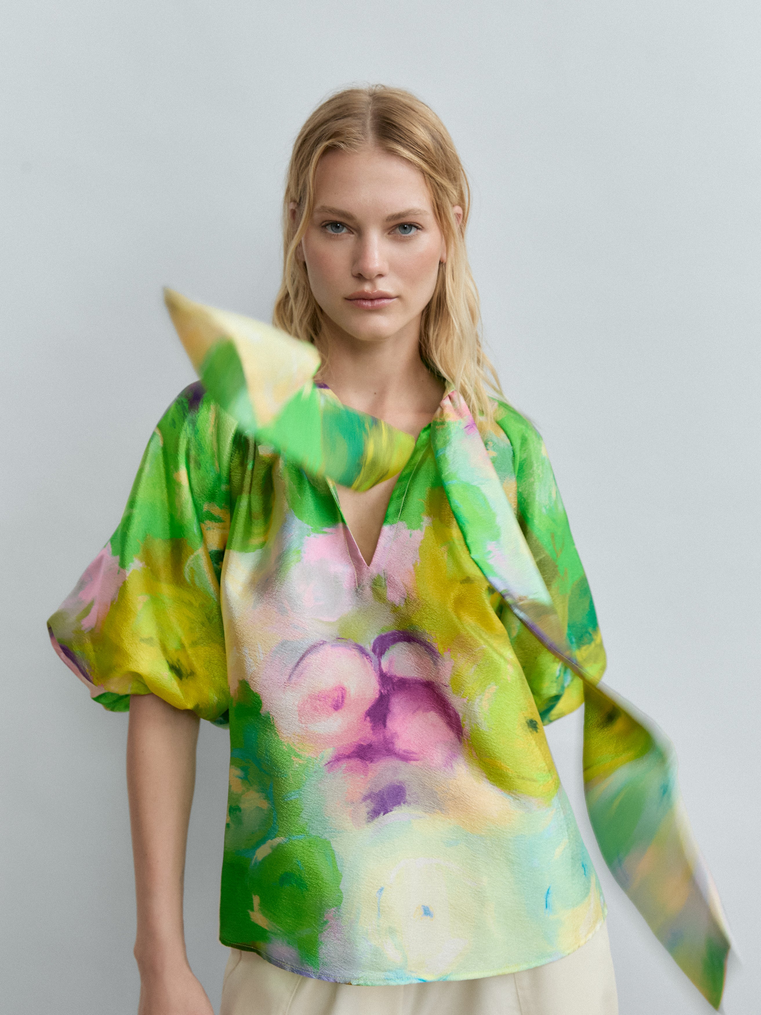 PSOPHIA Green Shirt 211SHR2639 126