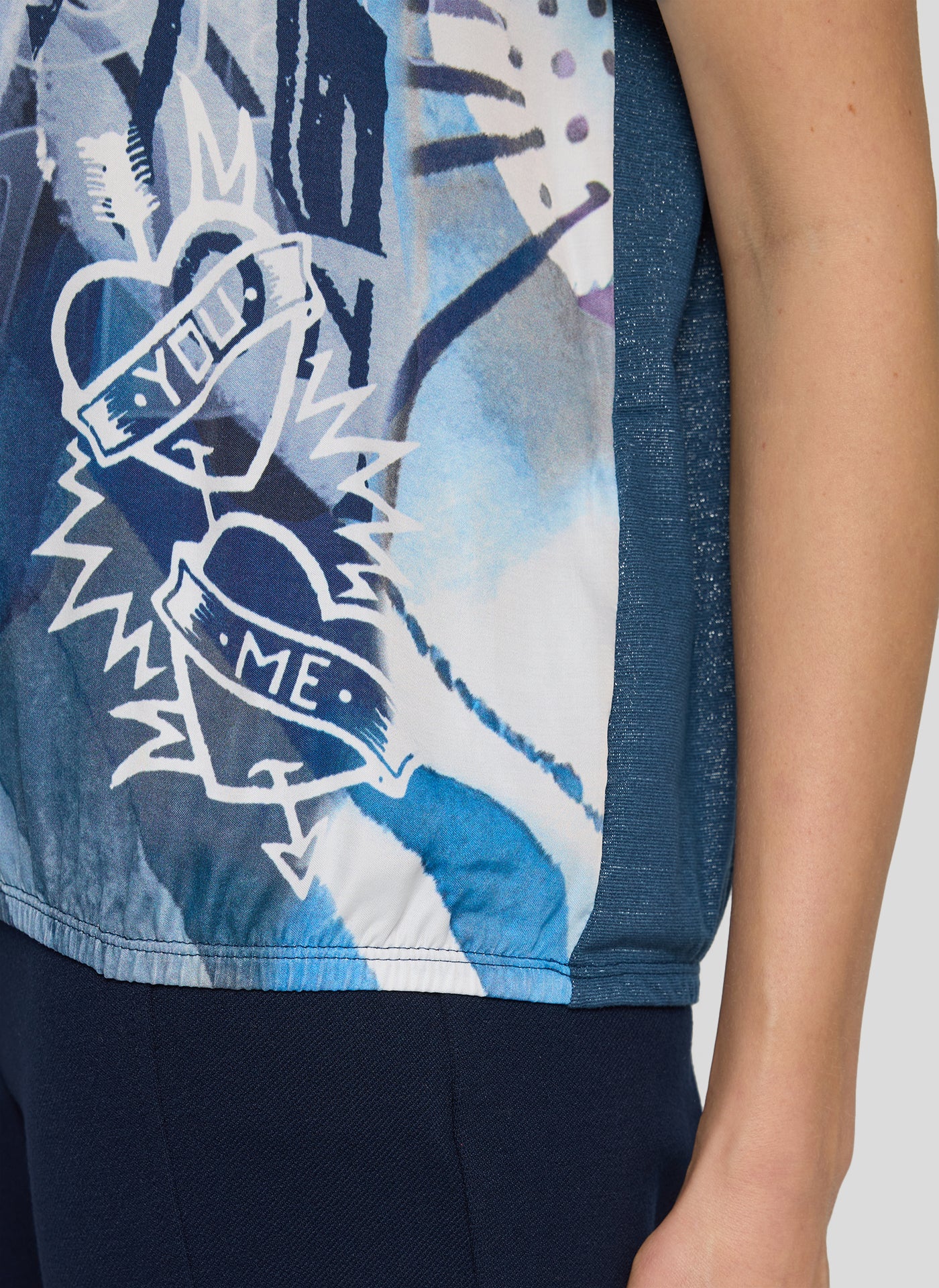 RABE T-SHIRT DARK DENIM 56-114356 126