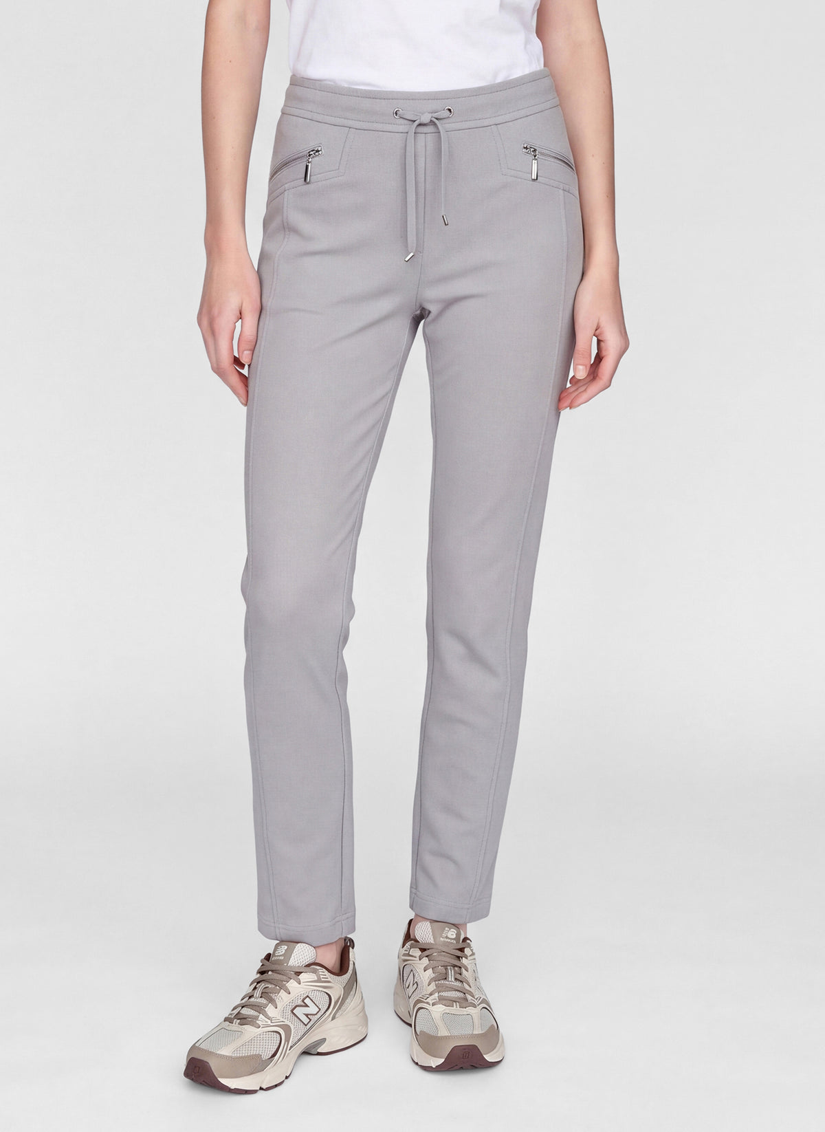 RABE GREY PULL ON TROUSERS 57-121454 226