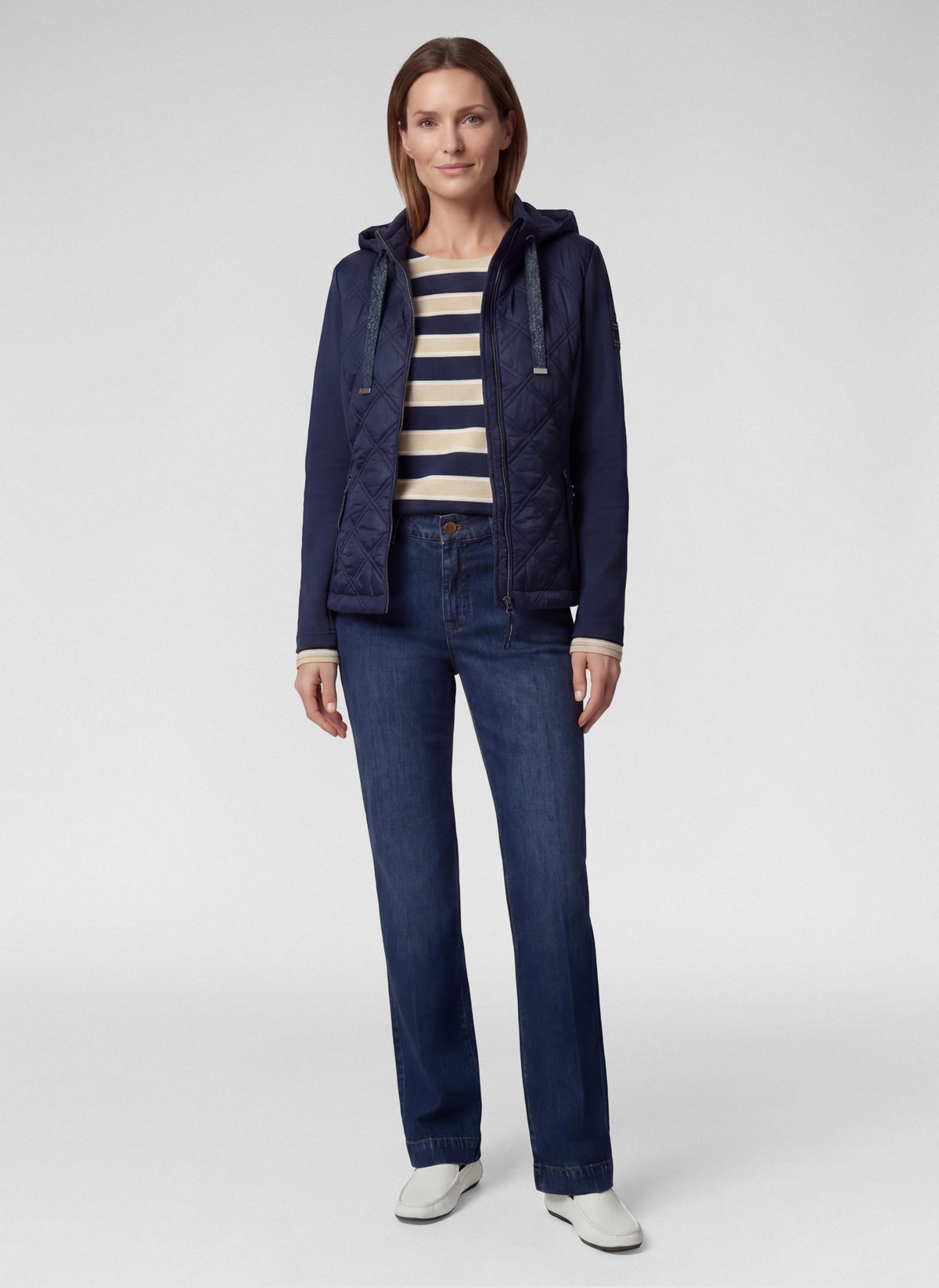 RABE NAVY QUILTED JACKET 57-113820 226