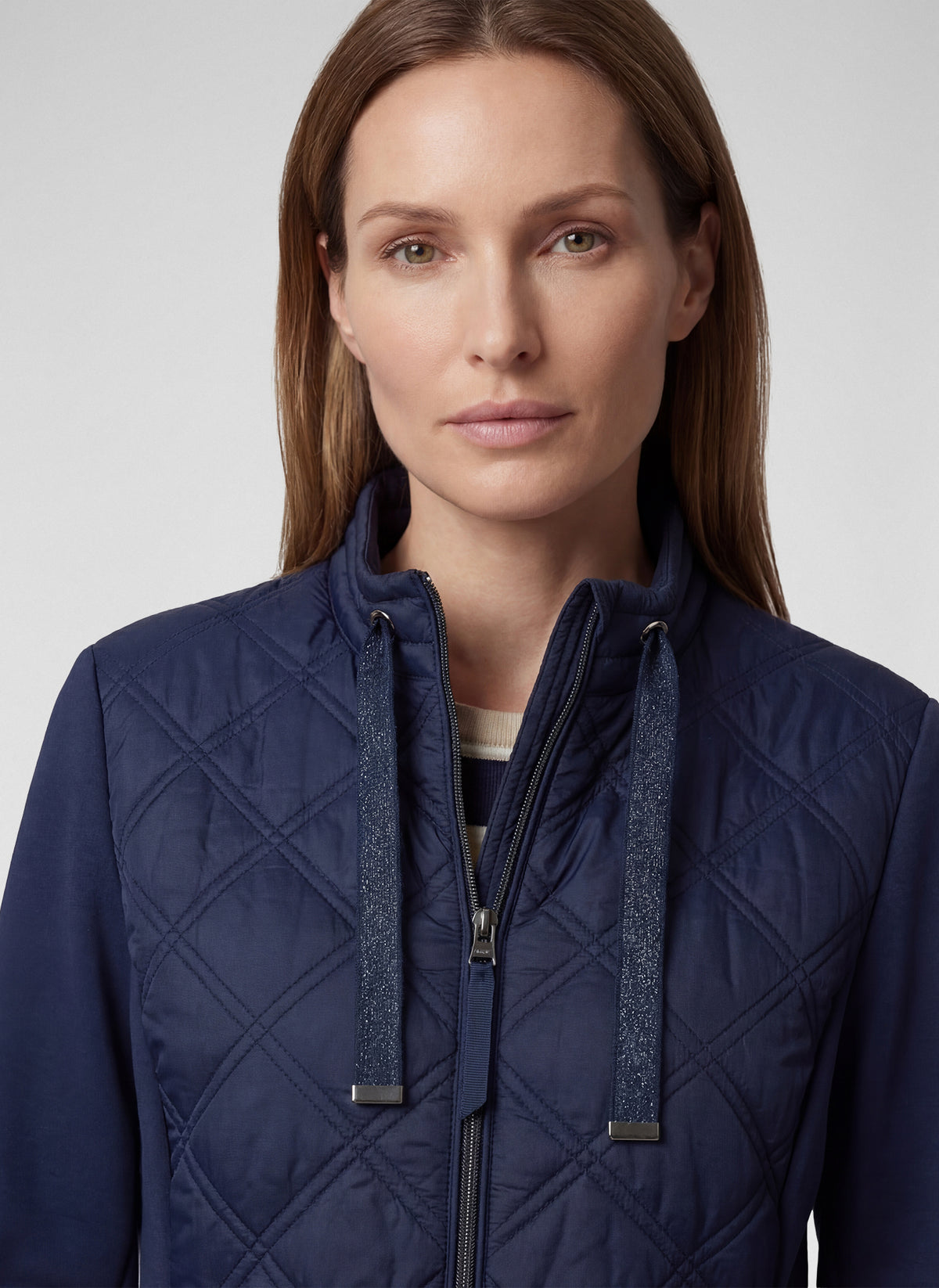 RABE NAVY QUILTED JACKET 57-113820 226