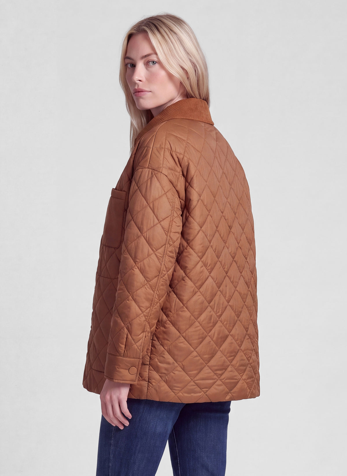RABE TAN QUILTED JACKET 57-121821 226