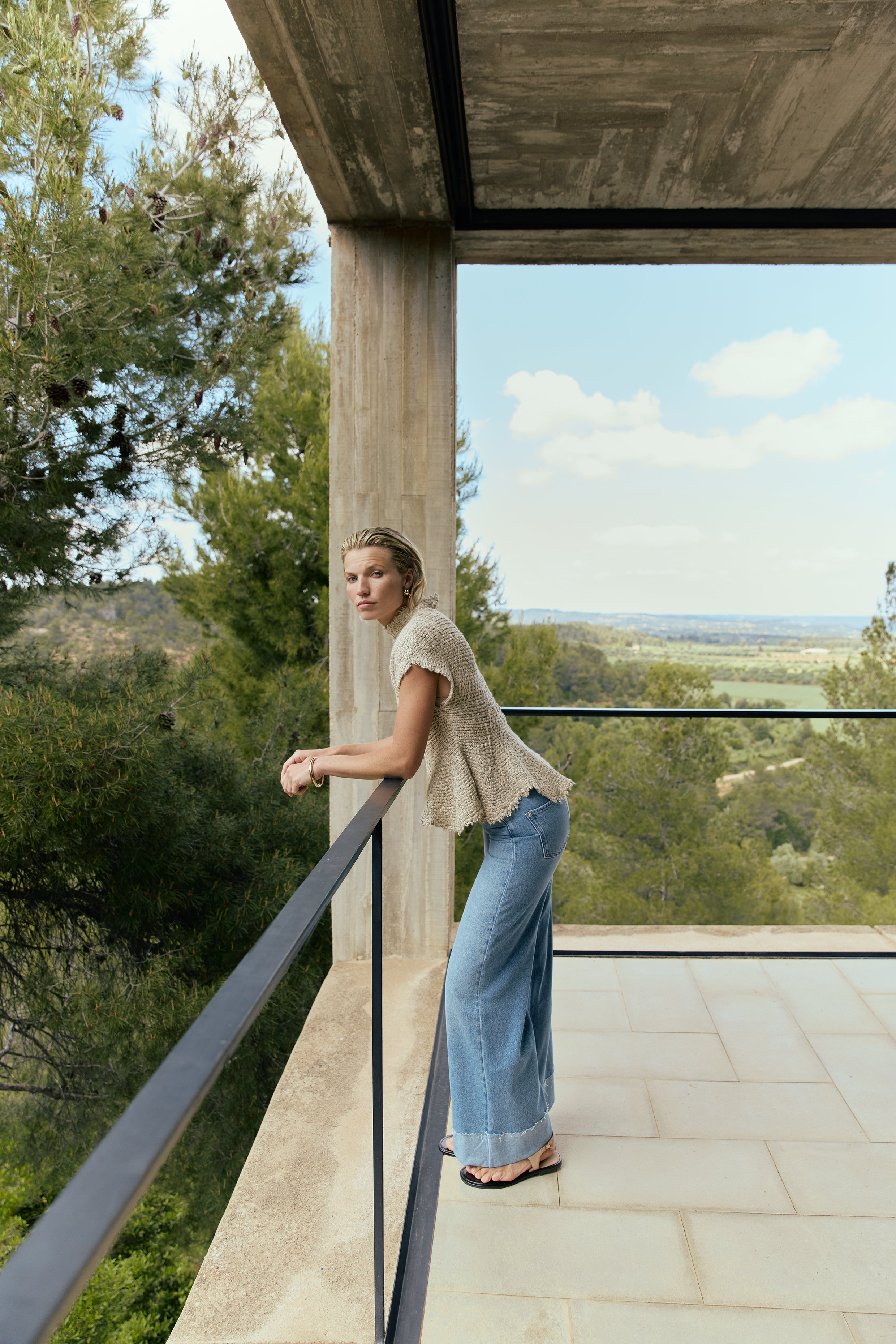 RAFFAELLO ROSSI BLUE Sventy Turn Up JEANS 202622/9382 126