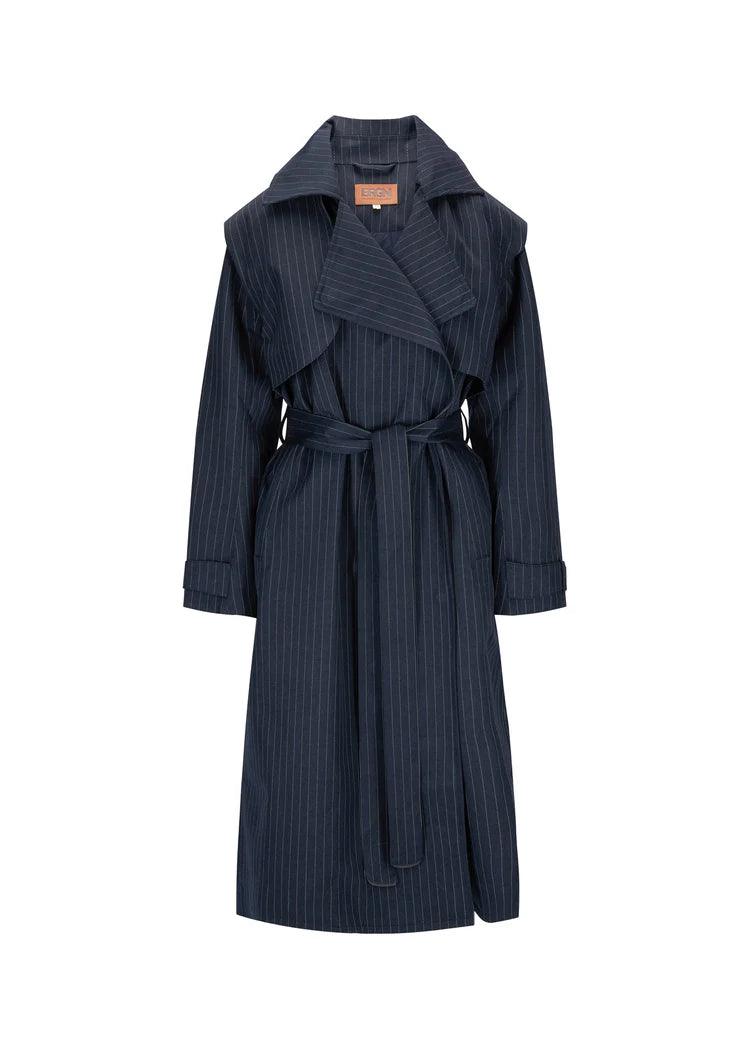 BRGN REGNDRAPE TRENCH COAT 224