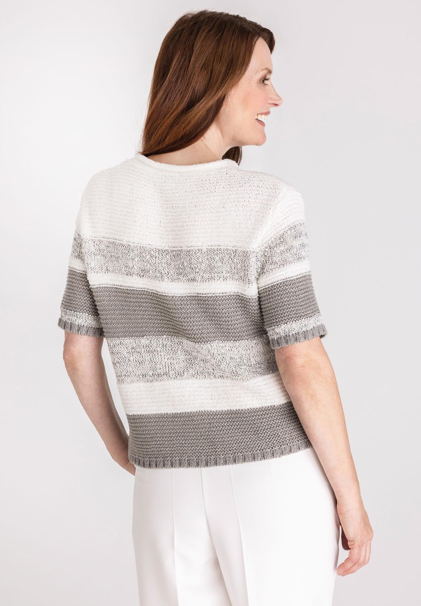 FRANK WALDER Khaki Knit S/Slv 203060 126