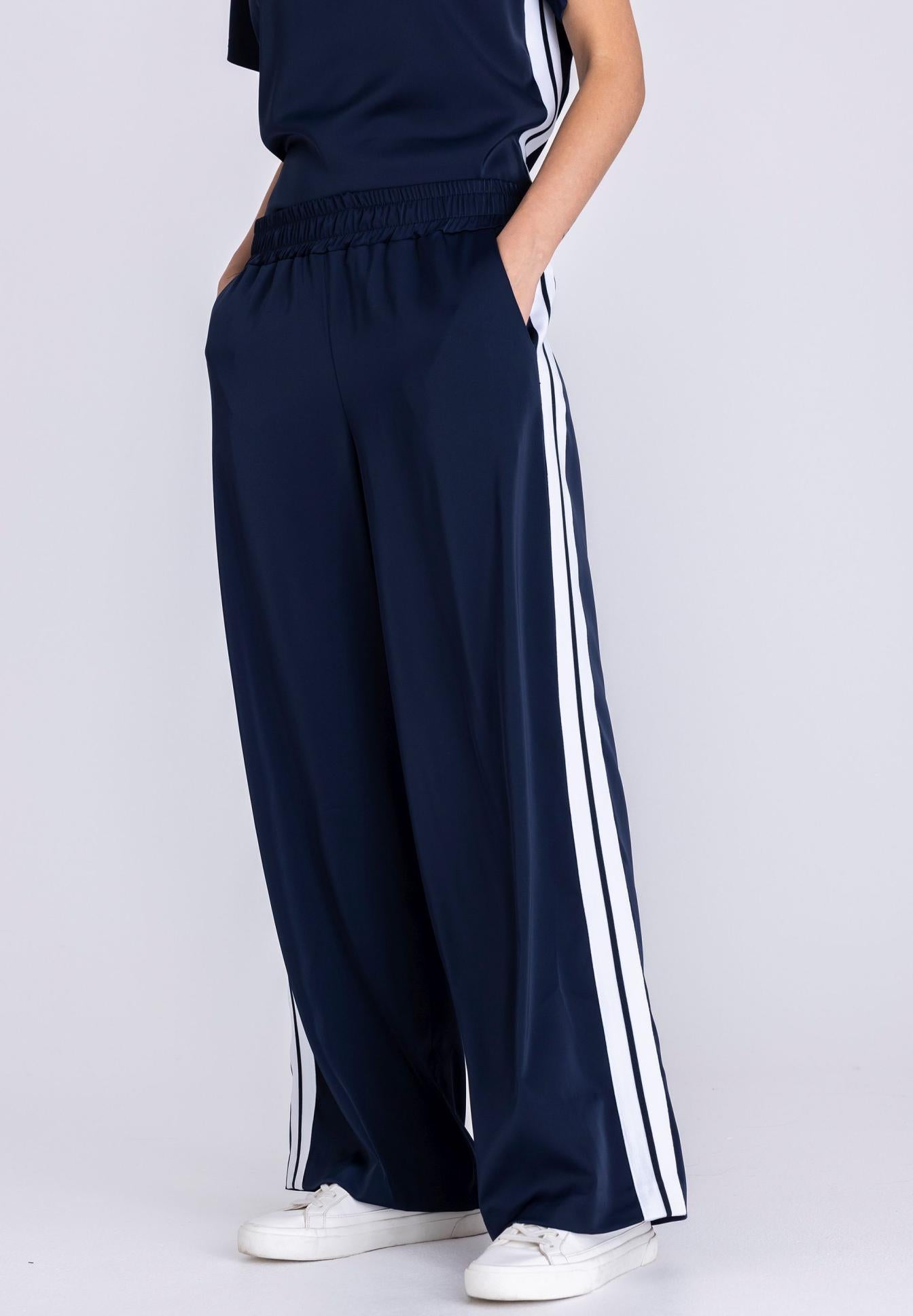 TUZZI WIDE LEG PANTS NAVY 411658000 126