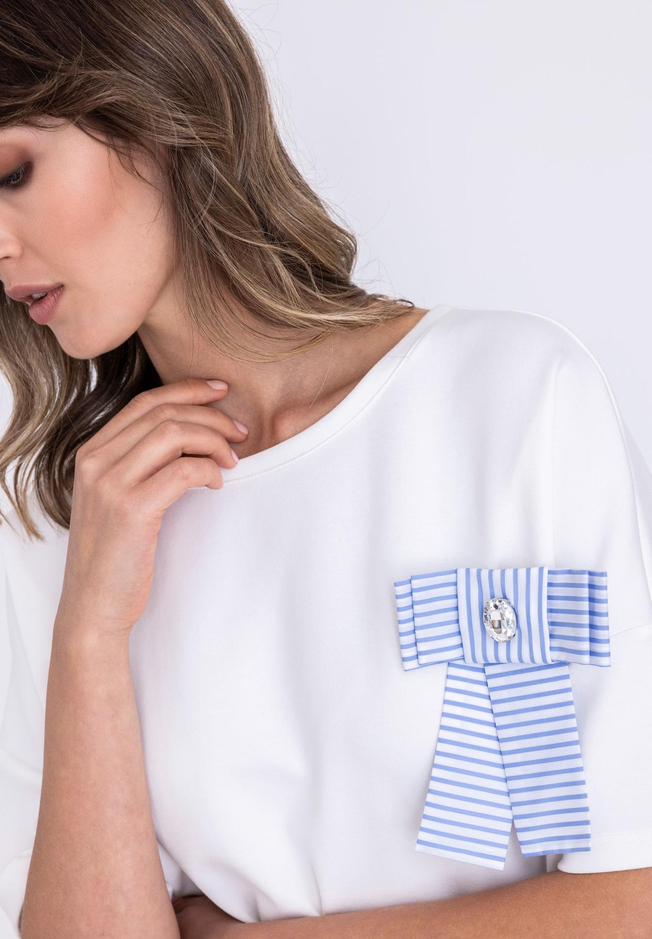 TUZZI SWEATSHIRT ECRU 412403000 126