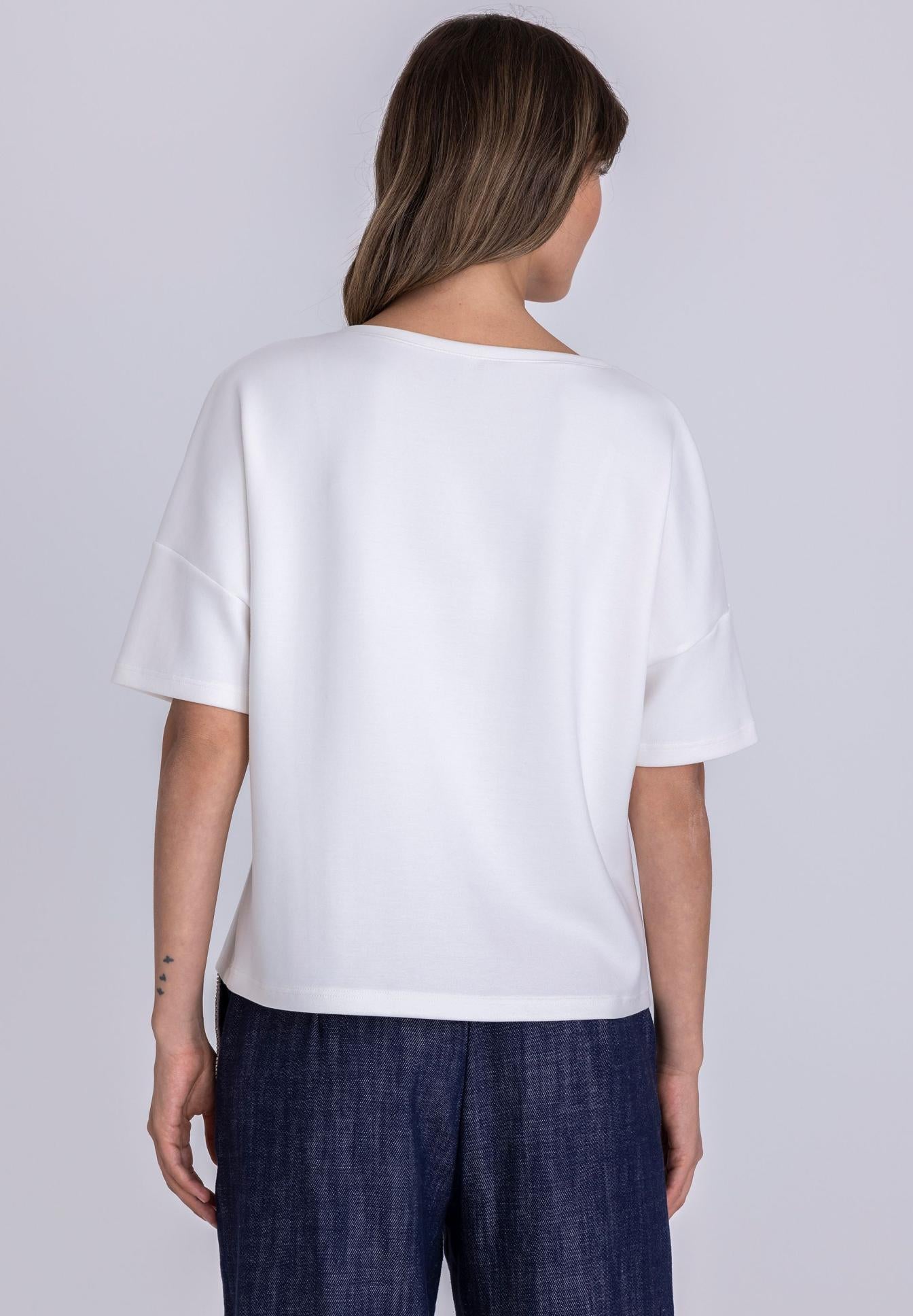 TUZZI SWEATSHIRT ECRU 412403000 126
