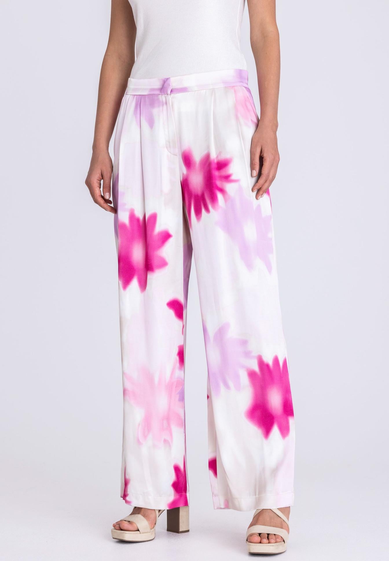 TUZZI PLEATED TROUSERS PINK 416603939 126