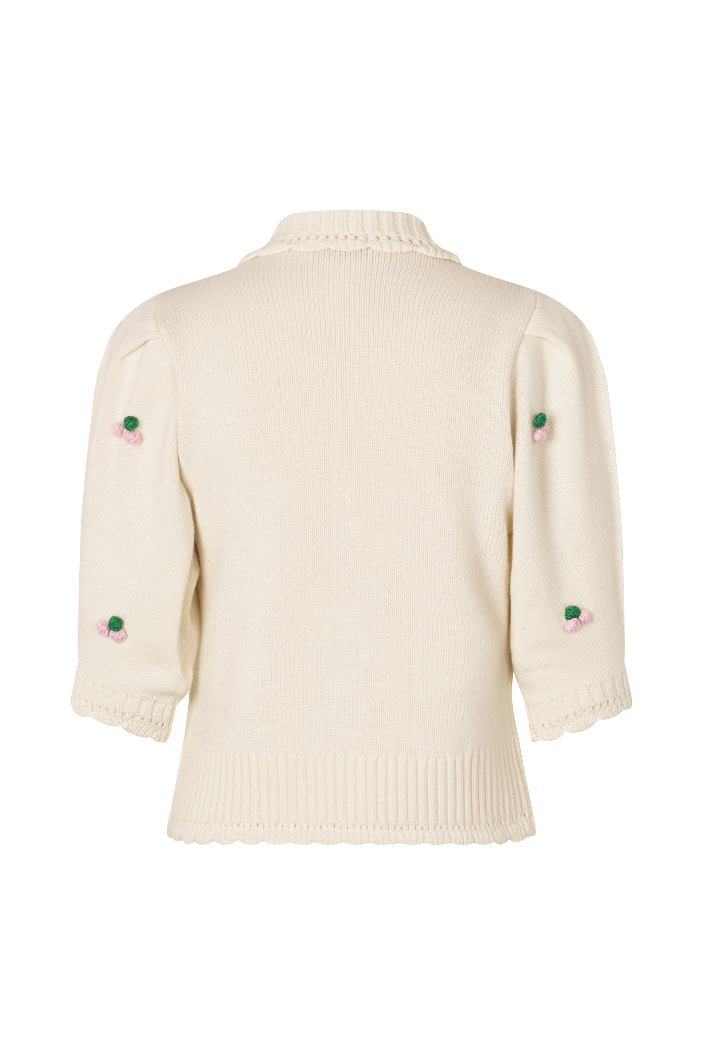 STINE GOYA WOOL BUBBLE KNIT POLO CARDIGAN 2359 225