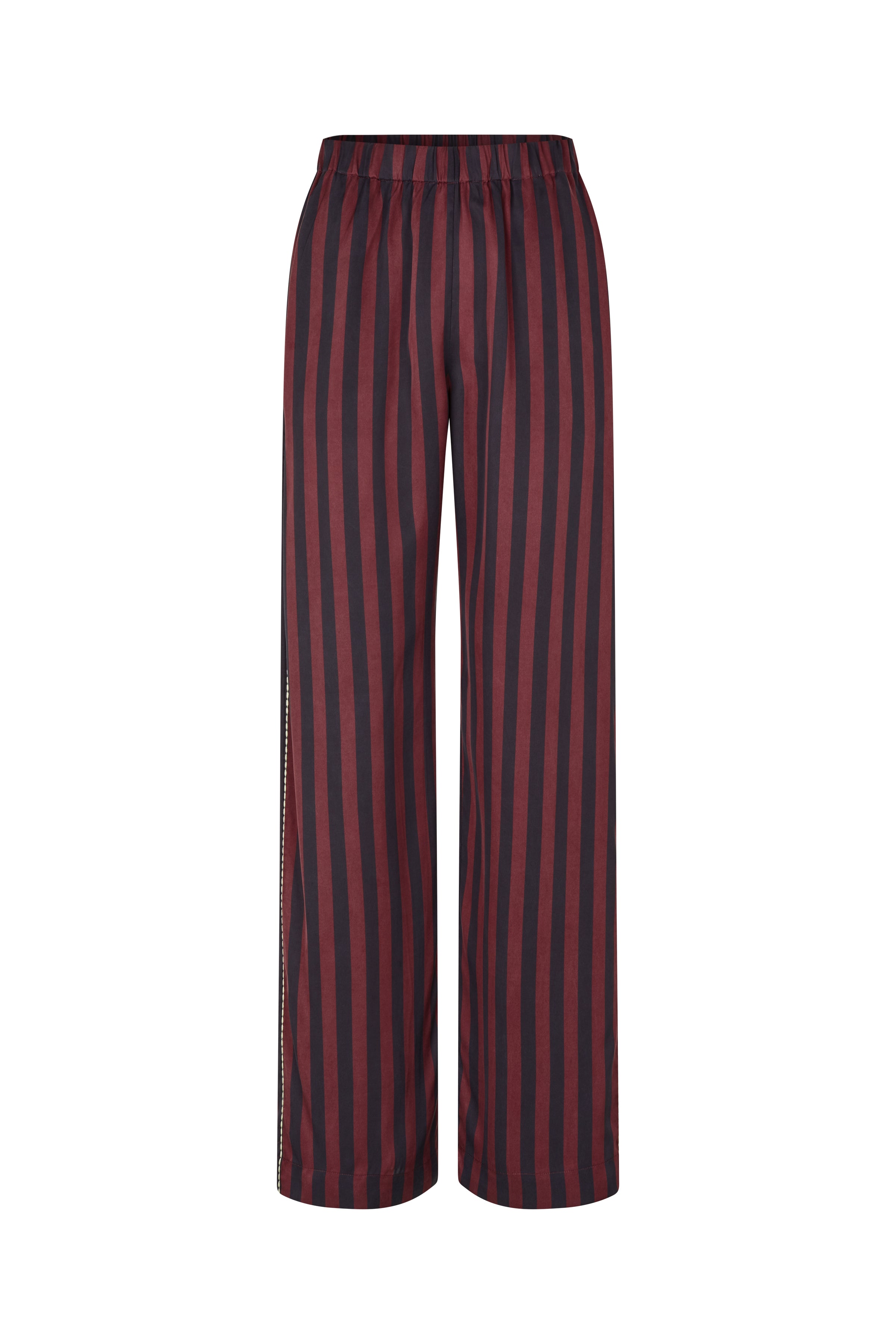 STINE GOYA STRIPE DRY VISCOSE, ELASTICATED LONG PANTS SG-PS26-P009-2263 126