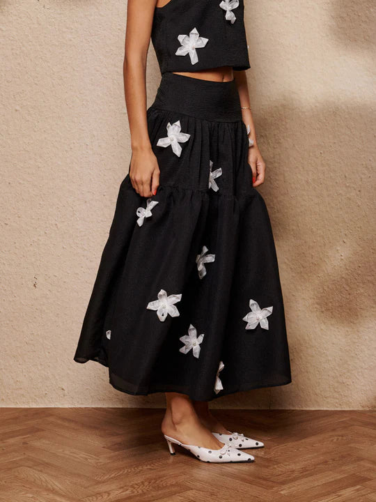 SISTER JANE FLOW FLORA MIDI SKIRT 126
