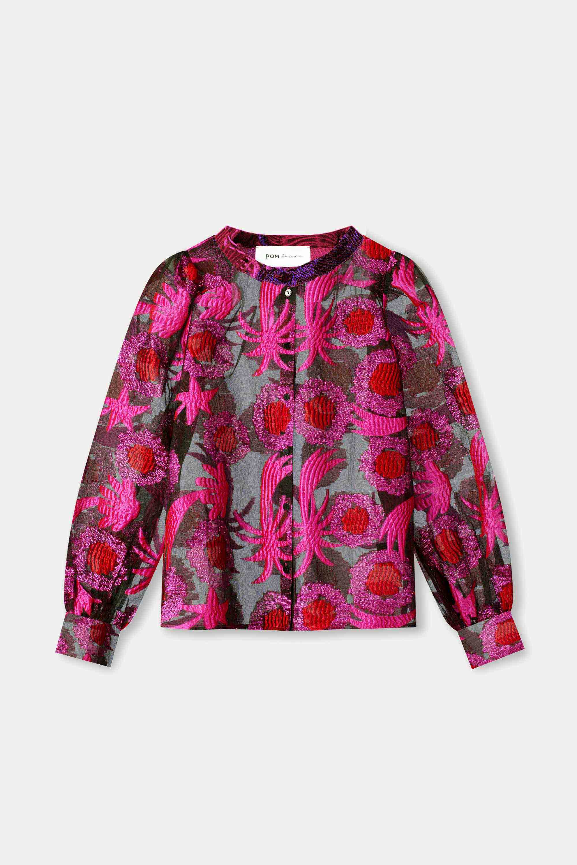 POM BLOUSE - SPLASHING FIREWORKS ORGANZA SP9383 225