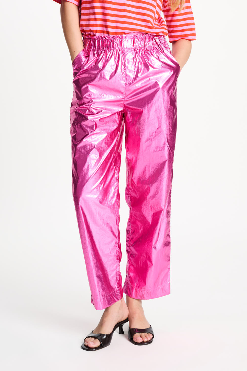 POM PANTS - METALLIC BRIGHT ROSE SP9513 126