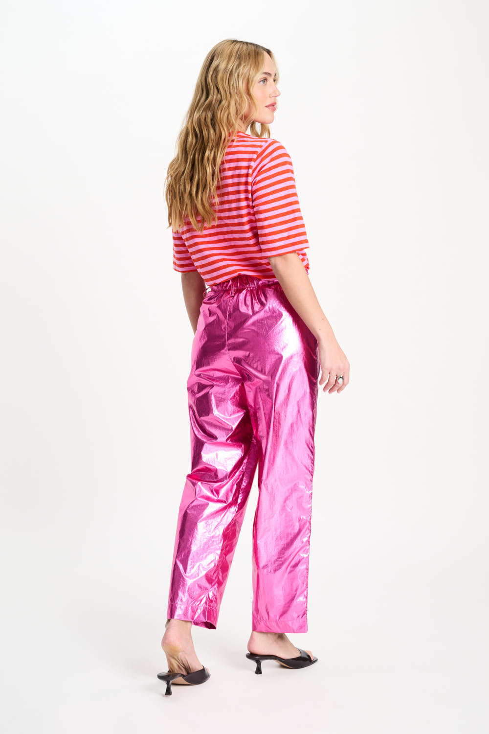 POM PANTS - METALLIC BRIGHT ROSE SP9513 126