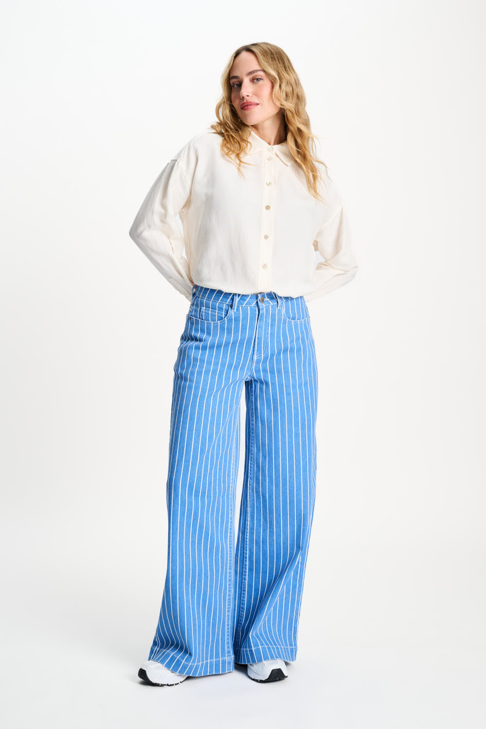 POM JEANS - DENIM STRIPES BLUE SP9519 126