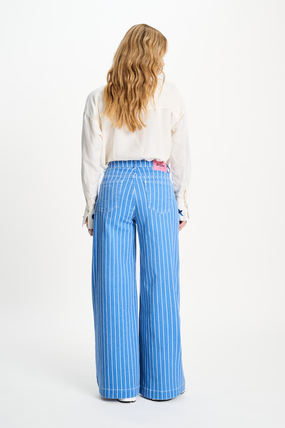 POM JEANS - DENIM STRIPES BLUE SP9519 126