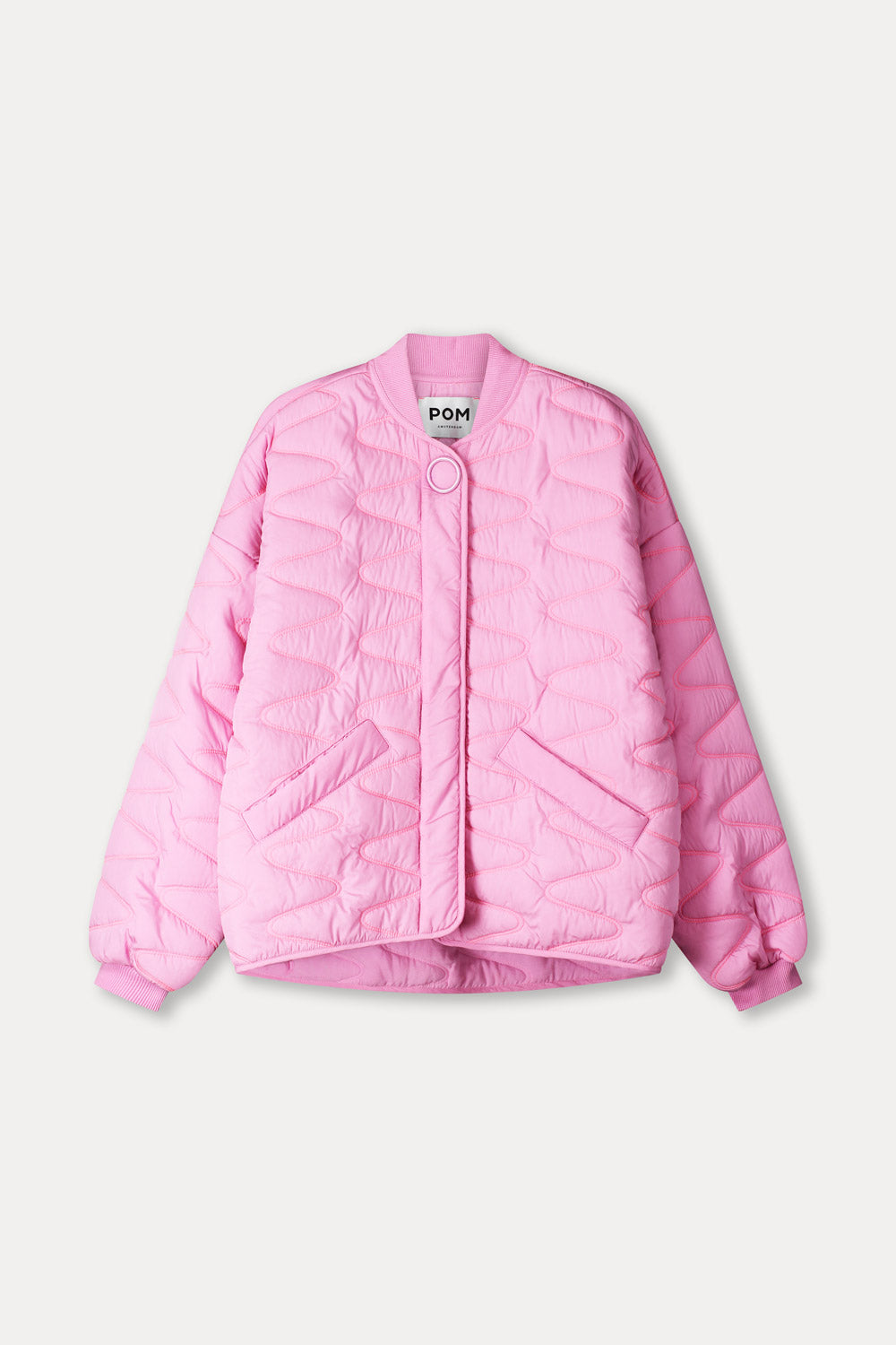 POM JACKET - QUILTED CHEERING PINK SP9529 126