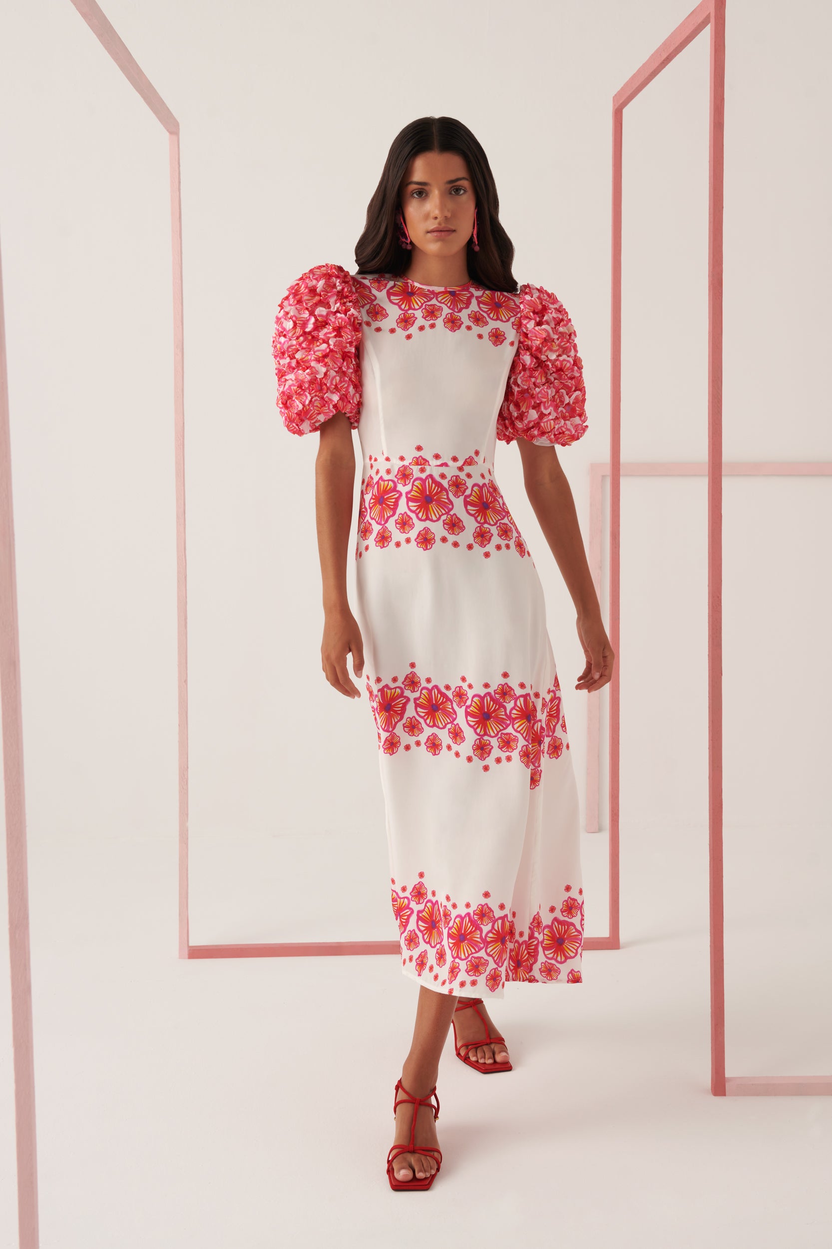 CELIA B NATURA FLORAL DRESS 125