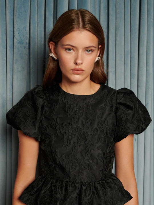 SISTER JANE SCREENPLAY JACQUARD BOW TOP 225