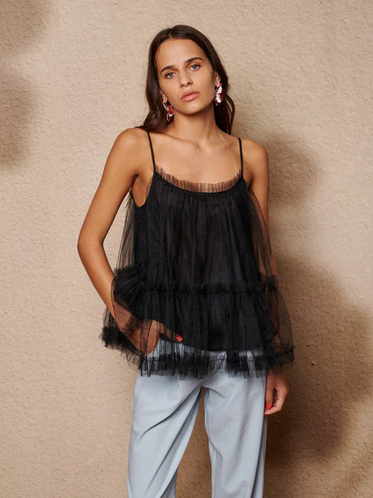 SISTER JANE SWAY TULLE BLACK TOP 126