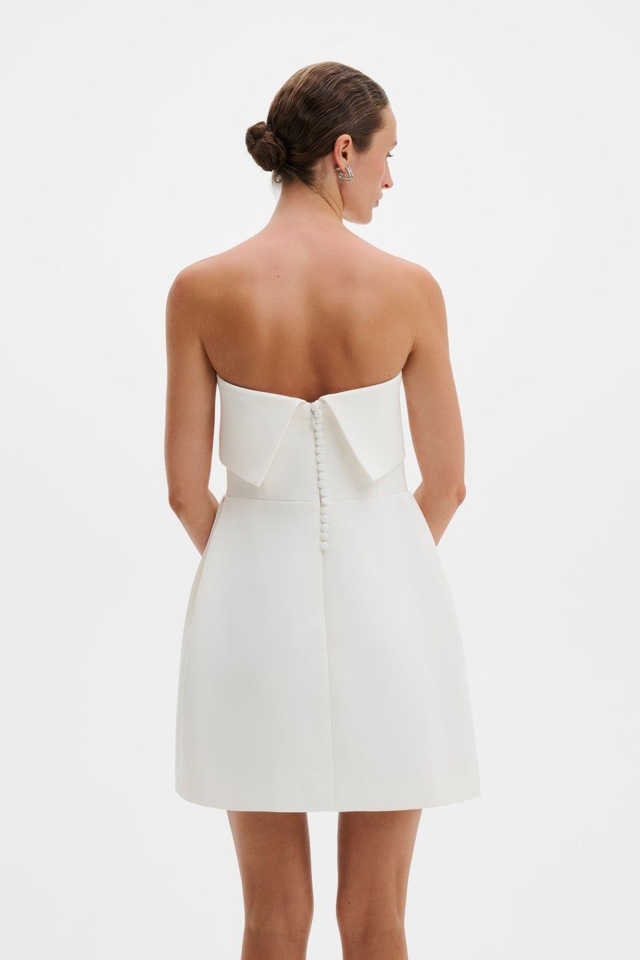 MALINA TUILIE CREAM STRAPLESS DRESS 126