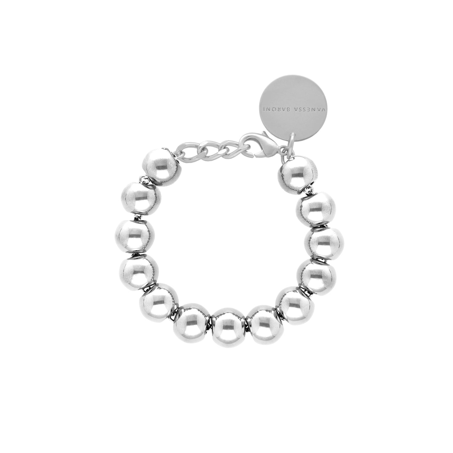 VANESSA BARONI MINI BEADS BRACELET SILVER 124