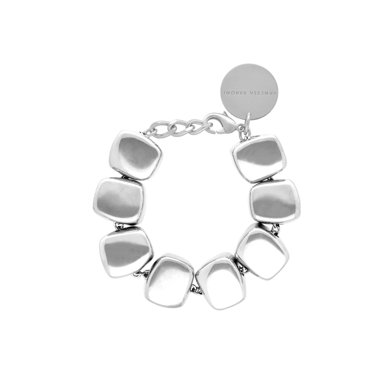 VANESSA BARONI ORGANIC SHAPED BRACELET SILVER 124