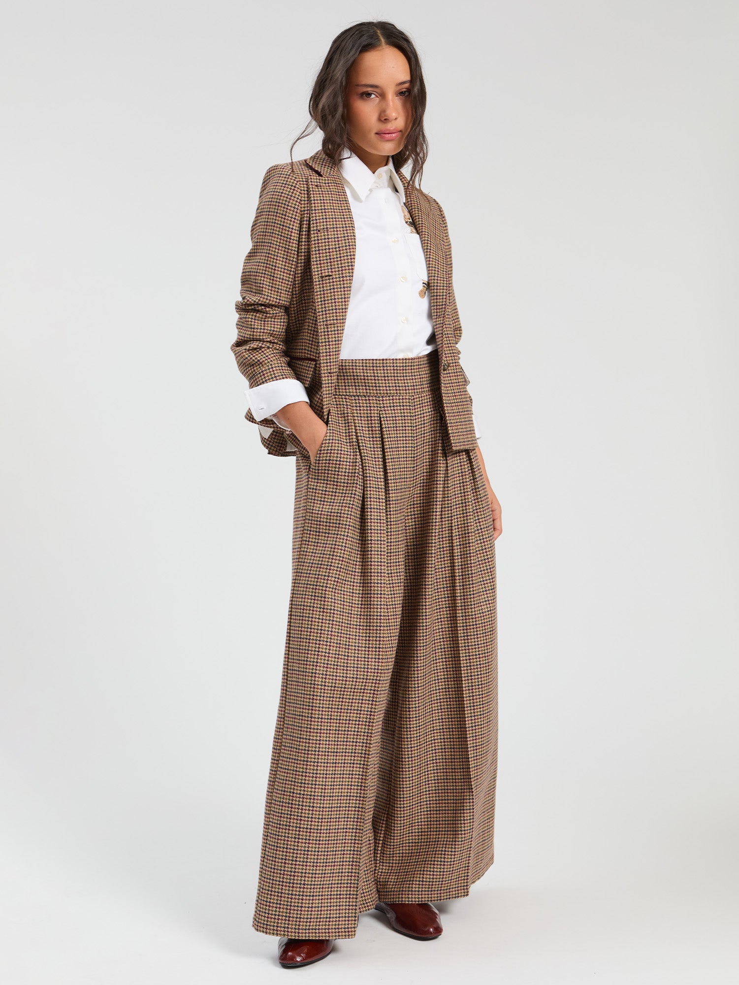VILAGALLO WINE TROUSERS 33899