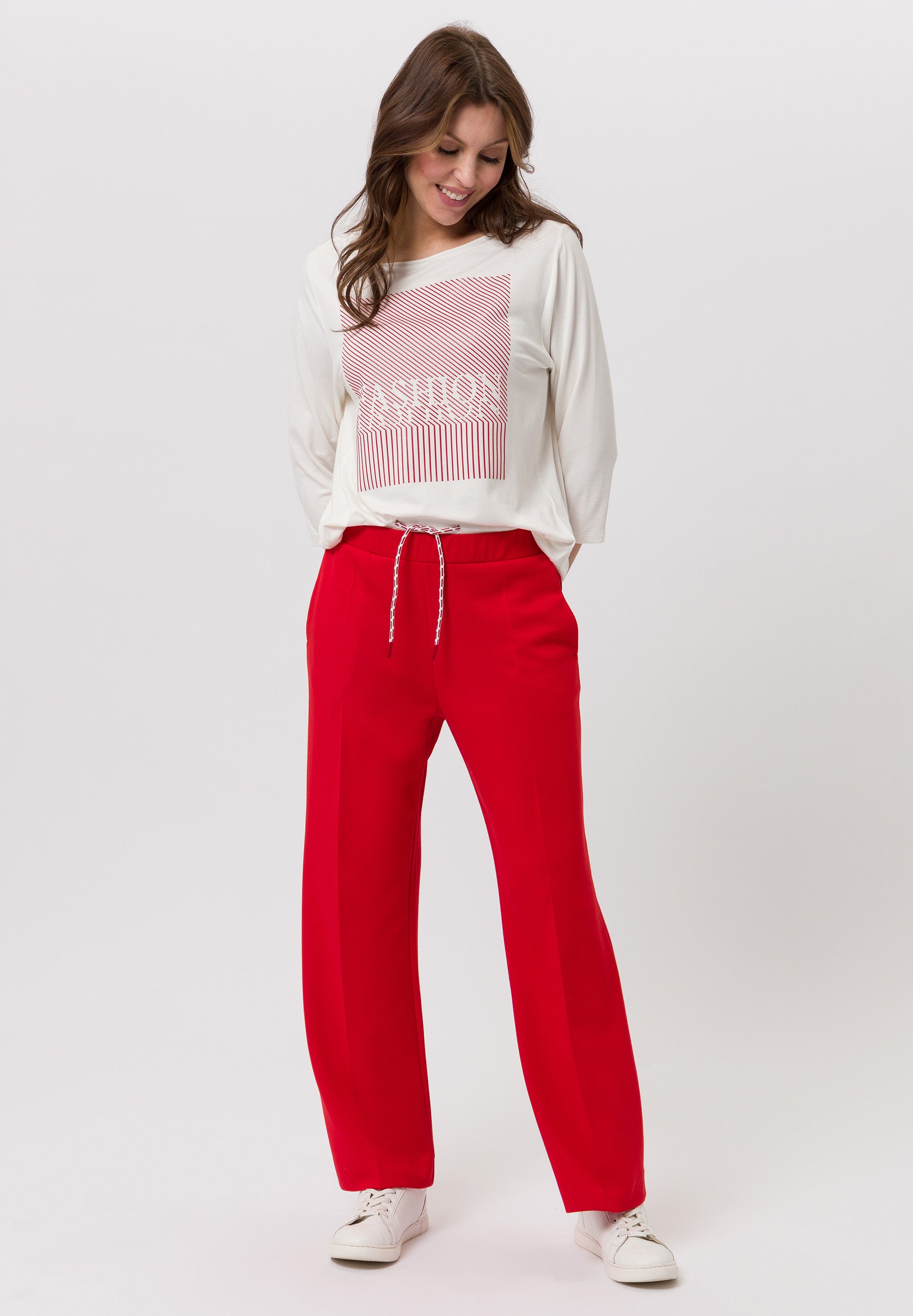 TUZZI RED TROUSERS 421650000 225
