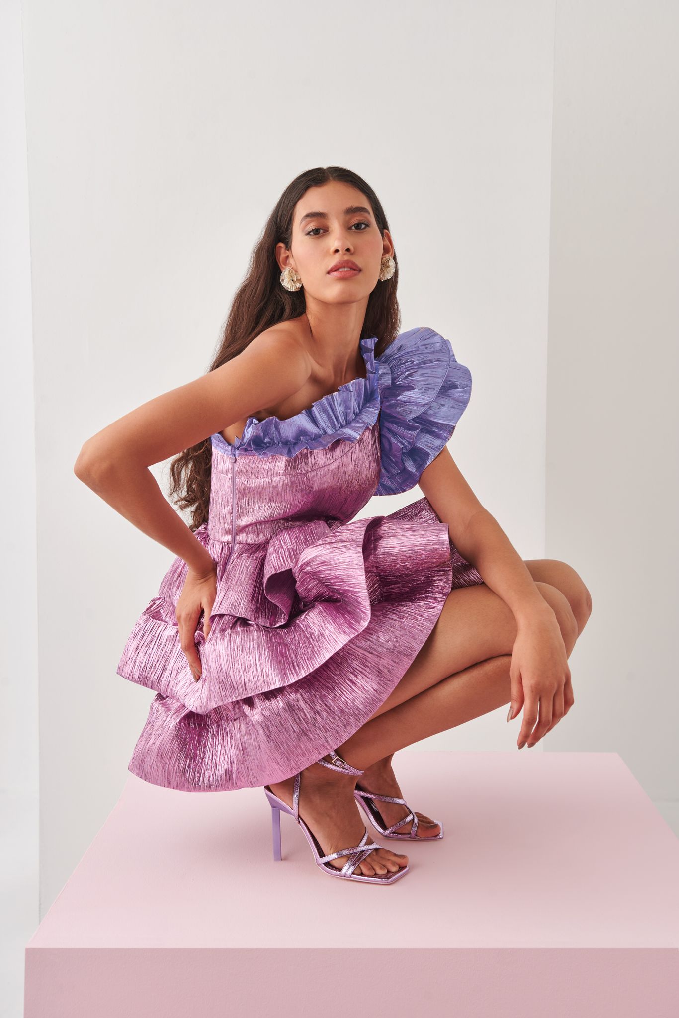 CELIA B BALTIC DRESS PURPLE 125
