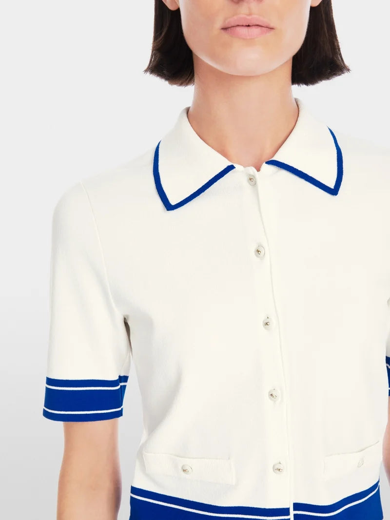 MARCCAIN CREAM SHORT SLEEVE CARDIGAN YC3921 M55 125